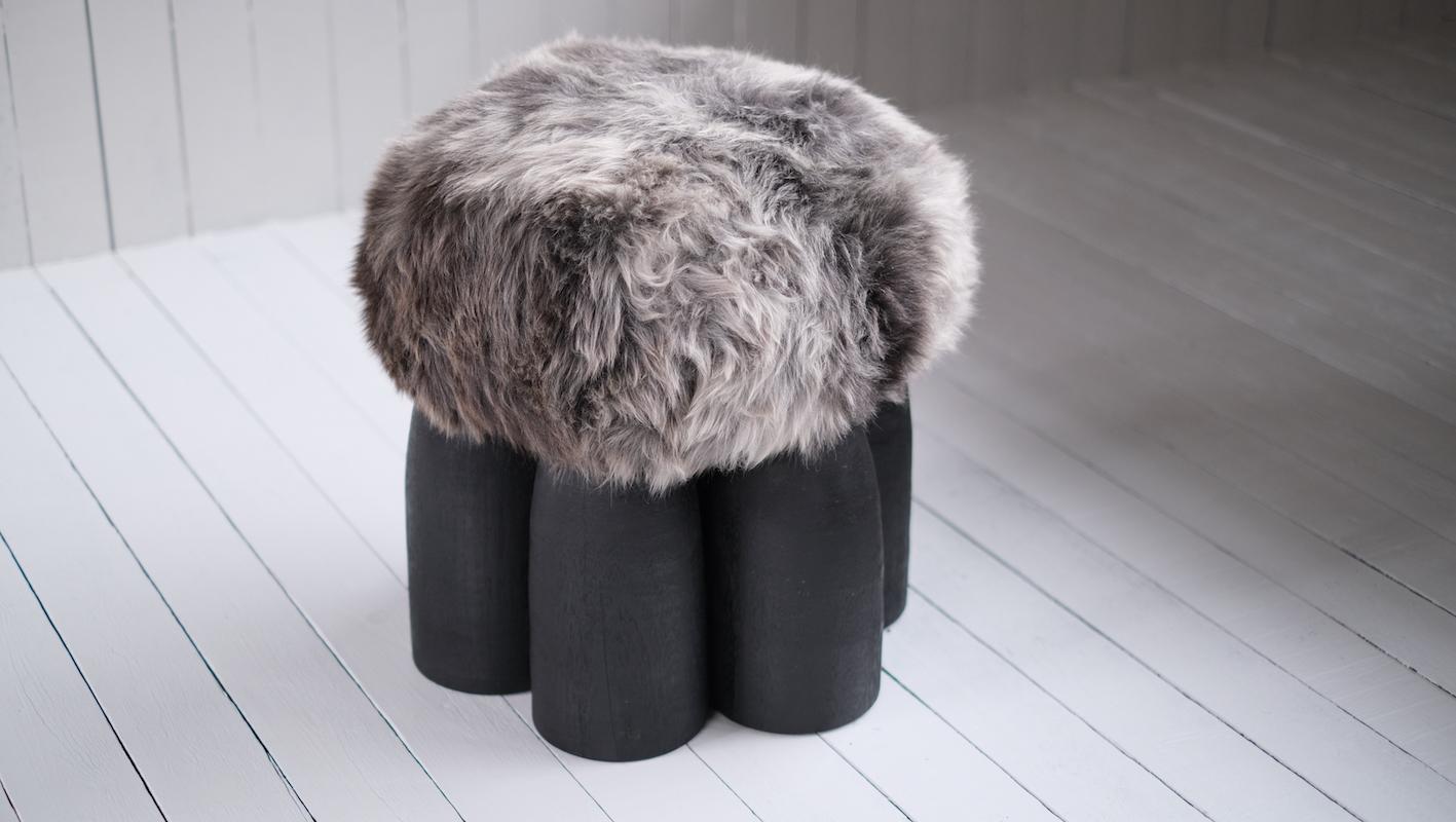 Pouf Senufo, tabouret signé unique, Arno Declercq Neuf - En vente à Geneve, CH