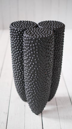 Senufo Stool Nails in Iroko Wood by Arno Declercq