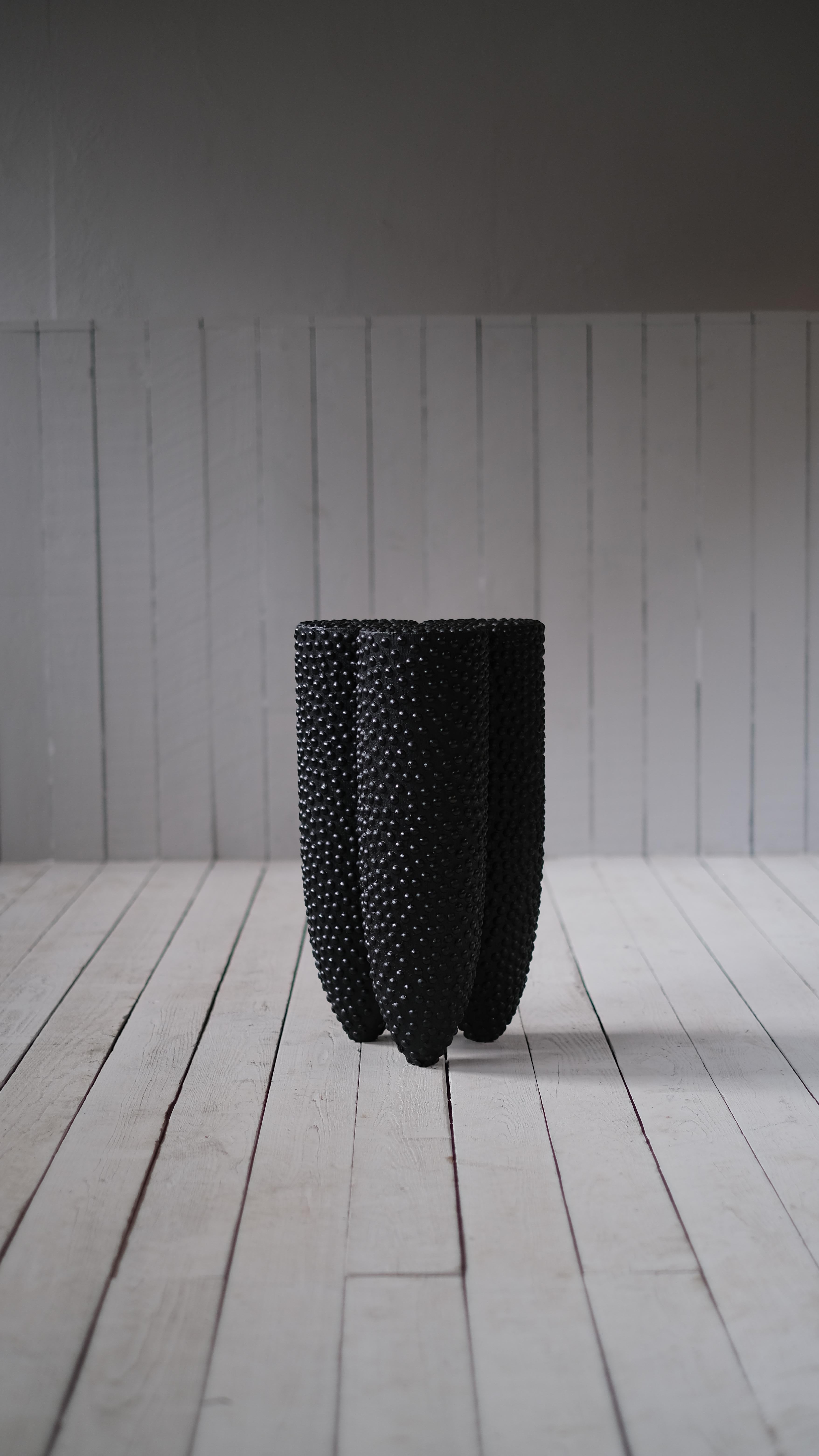 Senufo Stool Nails in Iroko Wood by Arno Declercq For Sale 2
