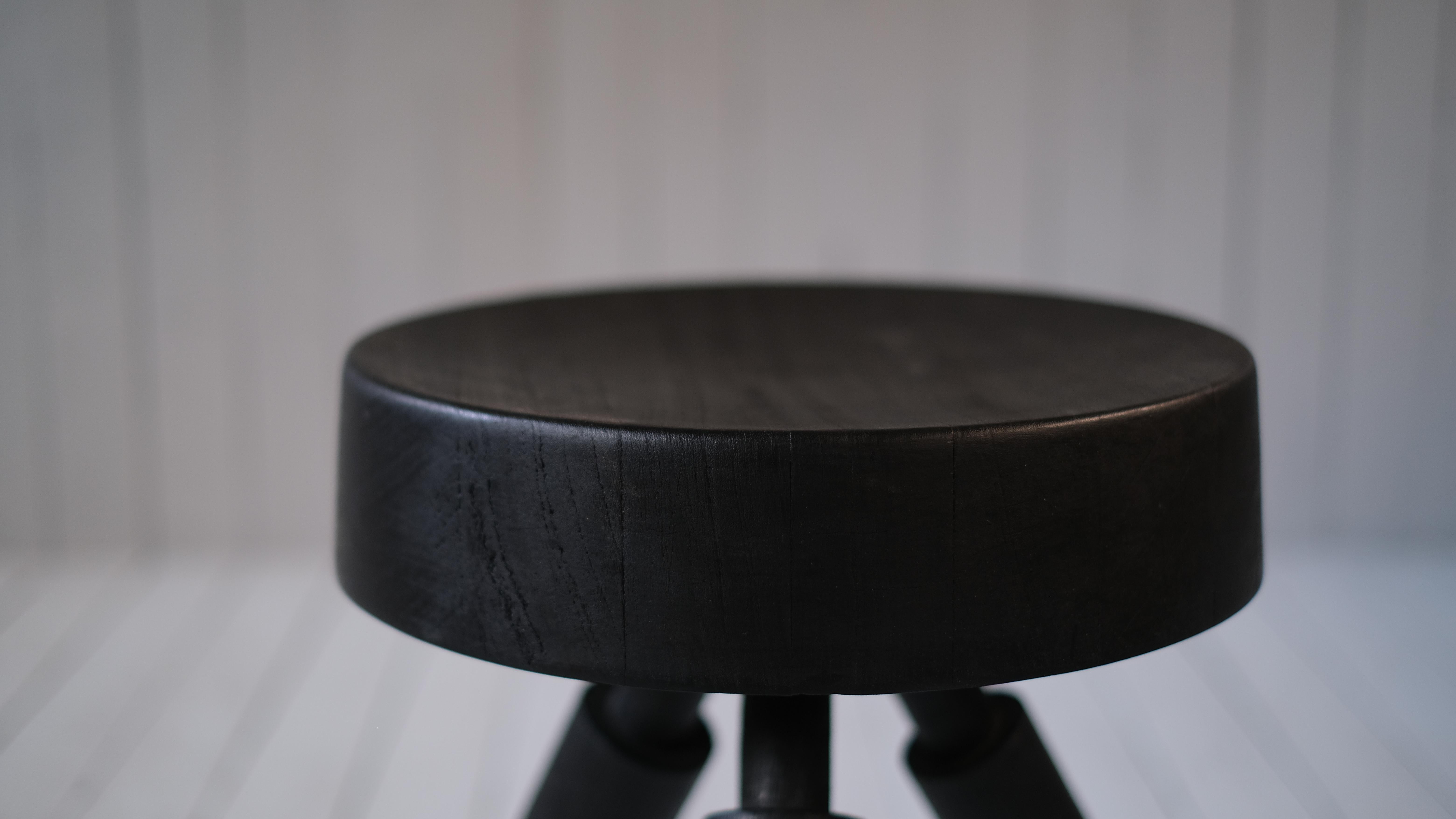 Senufo Tabouret in Burned Walnut by Arno Declercq 1