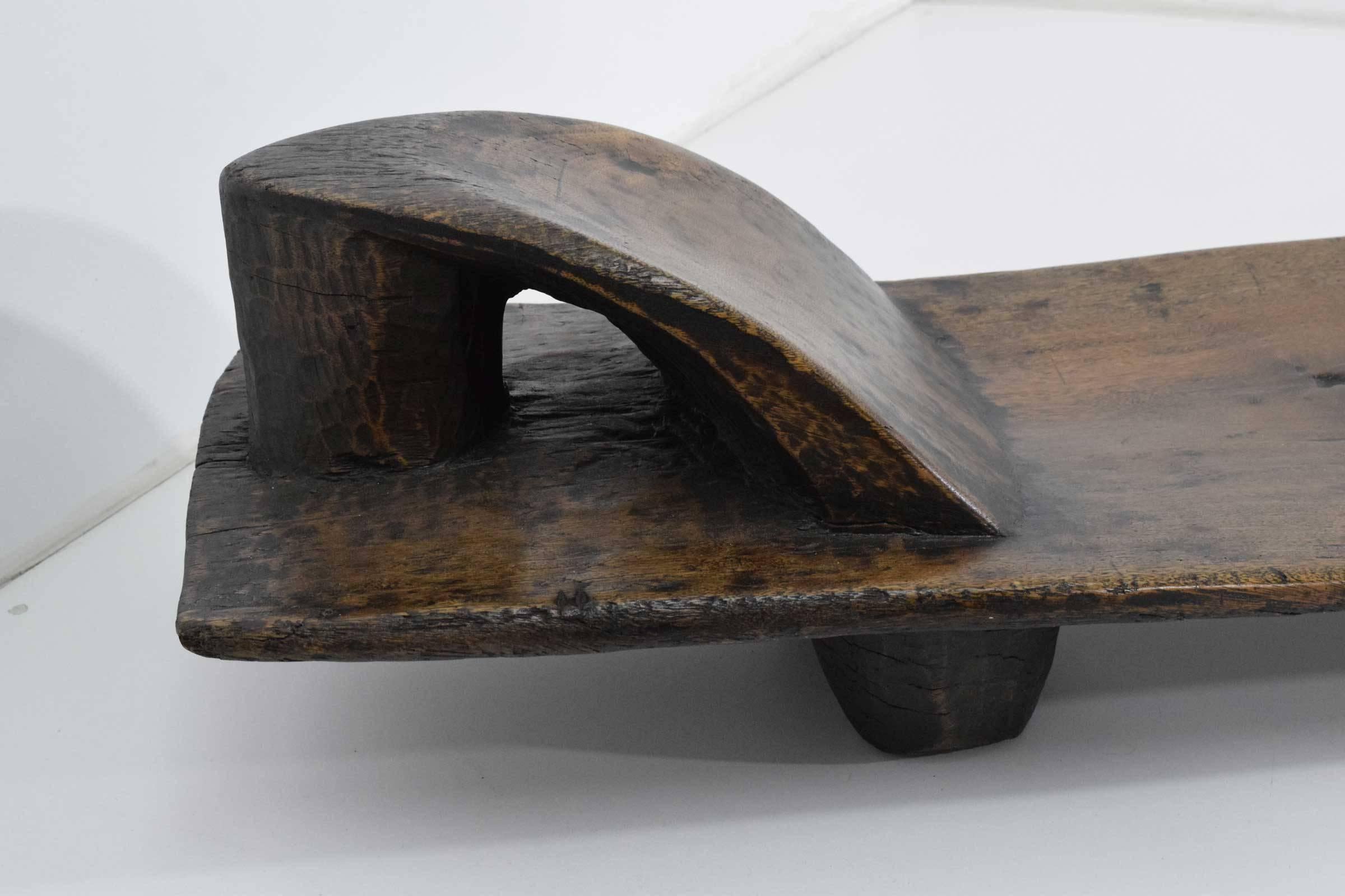 Wood Senufo Tribe of Cote d'Ivoire, Africa Bench or Coffee Table