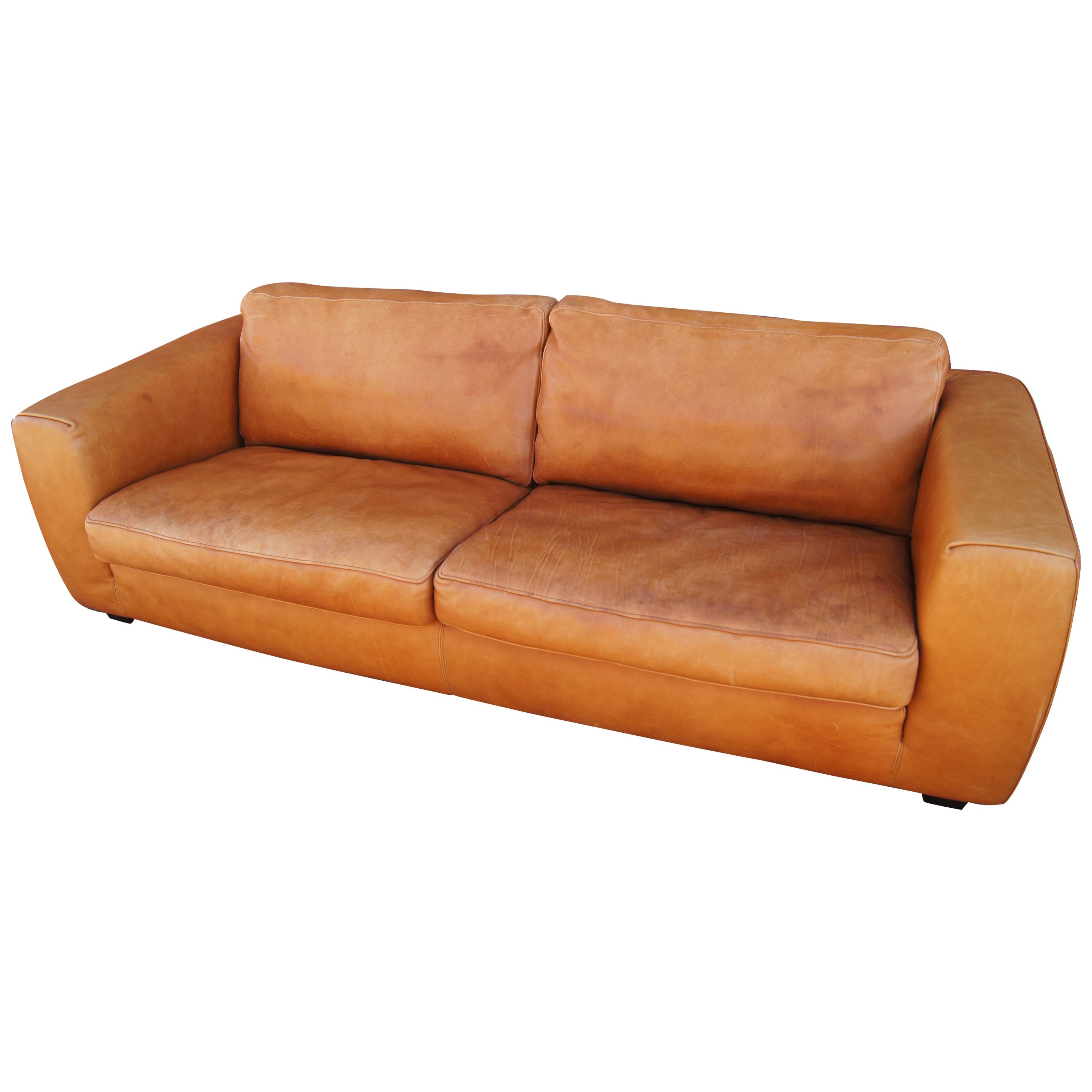 Senza Tempo M Sofa  in Leather by Linteloo Lab For Sale