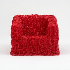 Sillón Senzafine con reposapiés, de Gaetano Pesce, década de 2010