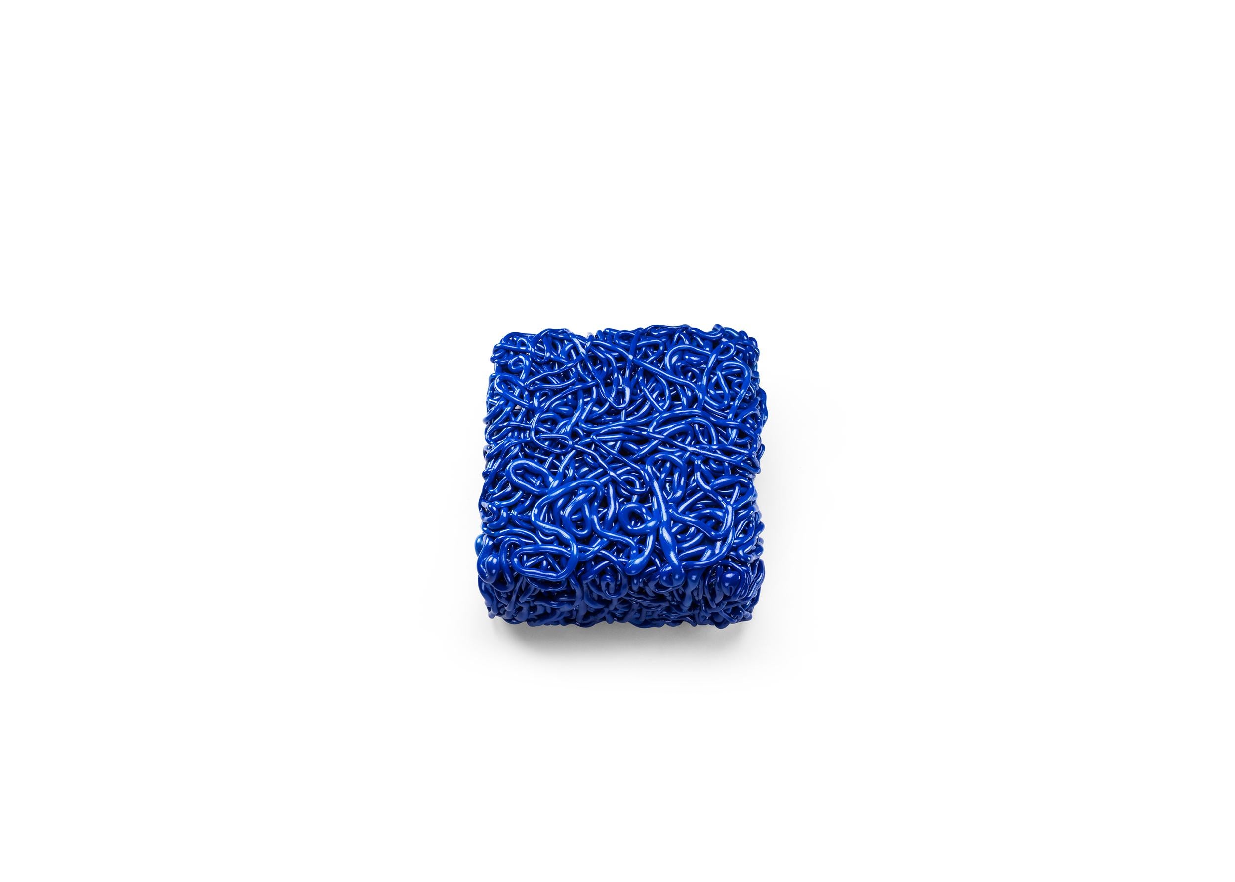 Pouf Senzafine en bleu polyuréthane de Gaetano Pesce Neuf - En vente à Brooklyn, NY