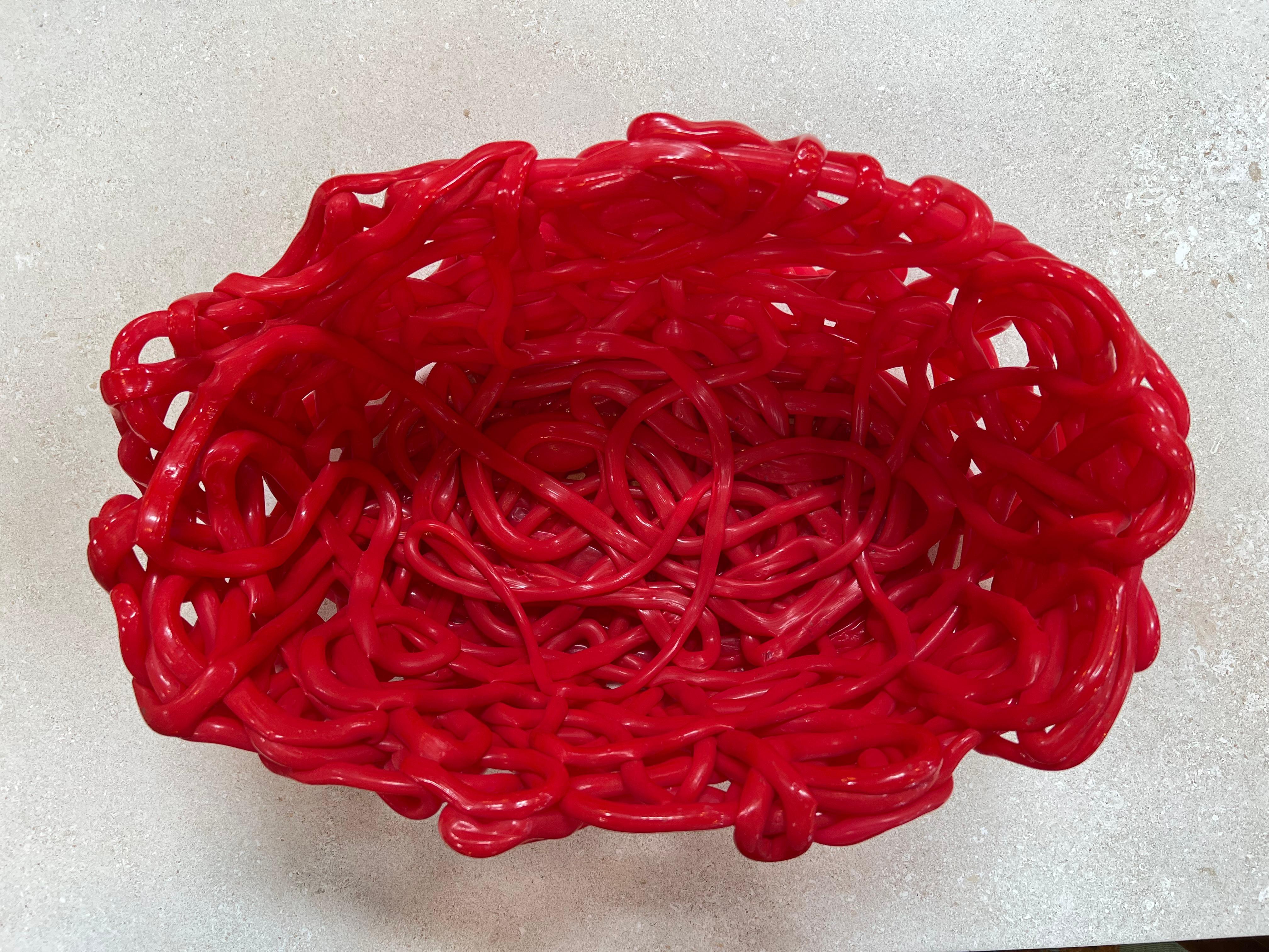 Senzafine Soft Resin Basket by Gateano Pesce In Excellent Condition In Los Angeles, CA