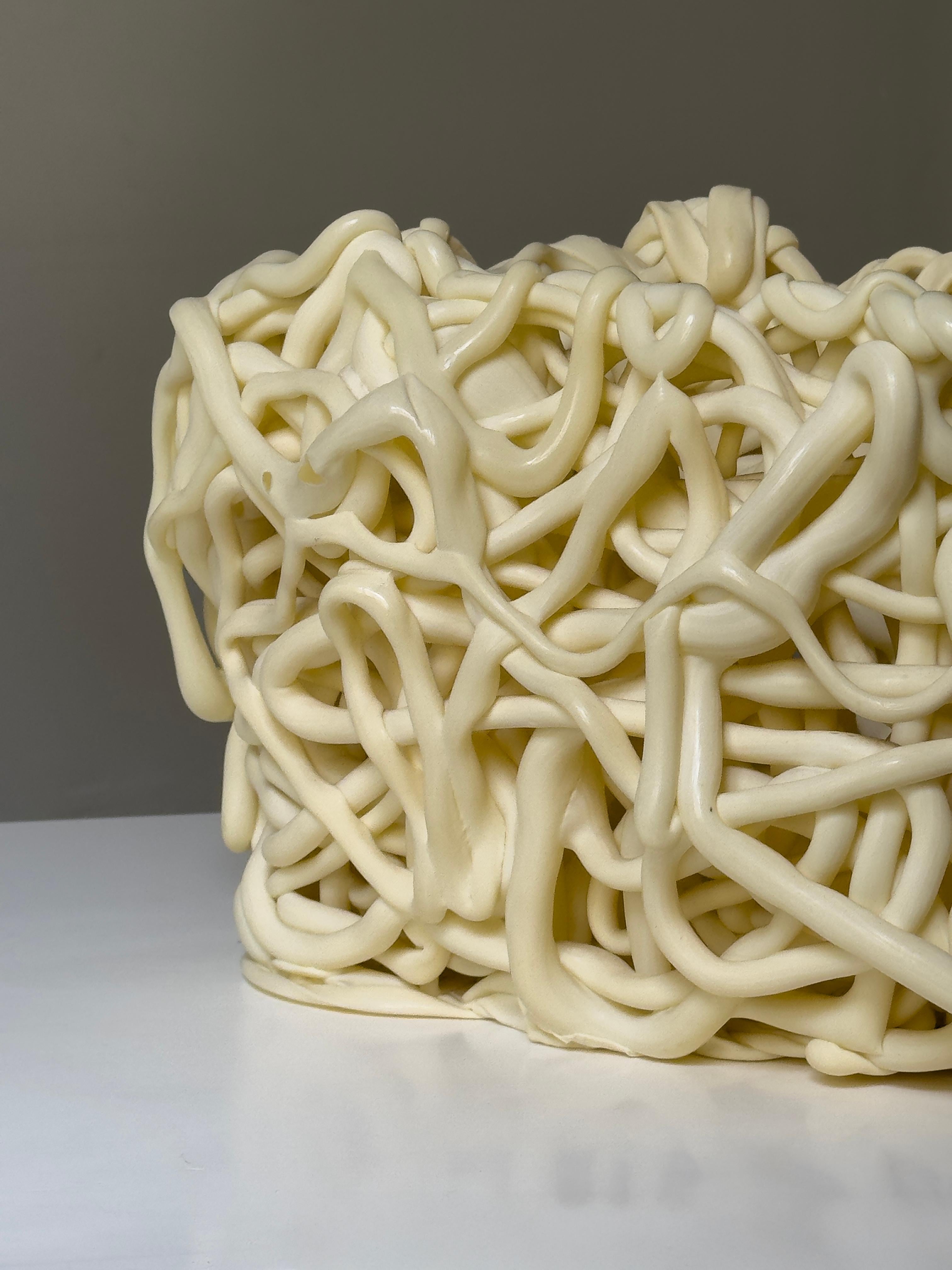 Bol carré Senzafine conçu par Gaetano Pesce pour Meritalia, Italie, 2000 Bon état - En vente à Milano, IT
