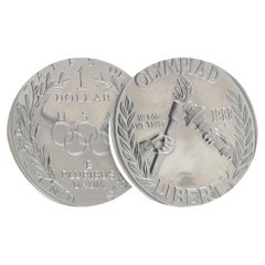 Seoul 1988 Olympic Silver Dollar, United States Commemorative Proof Coin