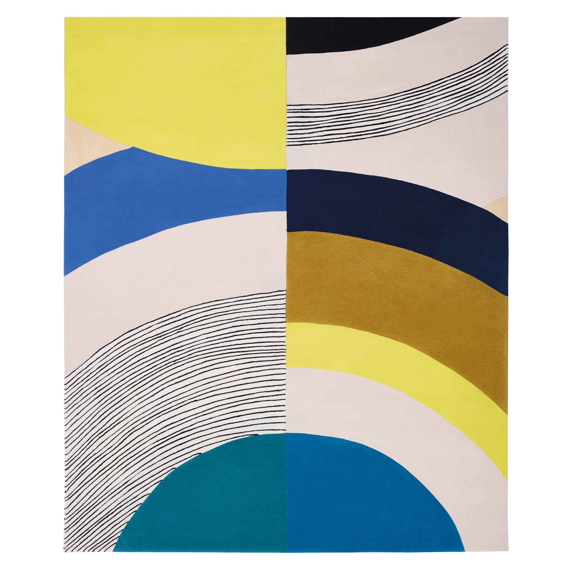 Seoul By Day N°2 rug by Thomas Dariel 
Dimensions: D 240 x W 200 cm 
Materials: New Zealand Wool and Viscose. 
Also available in other colors, designs, and dimensions.


The South Korean capital is known for its twenty-five bridges spanning