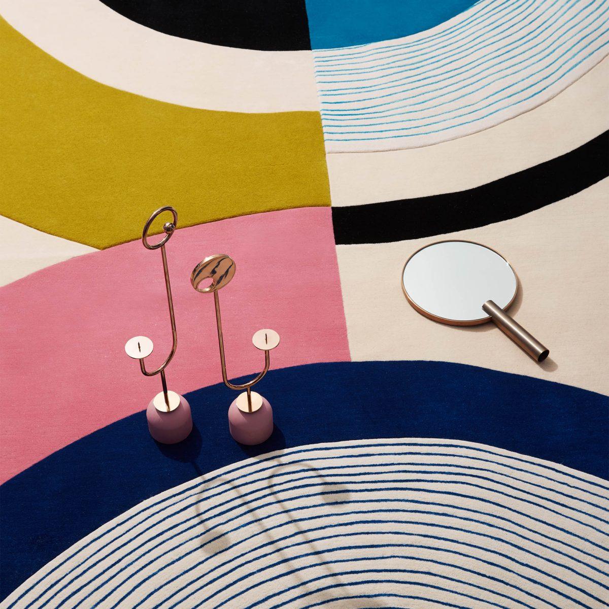 Moderne Tapis Seoul by Day N°4 de Thomas Dariel  en vente