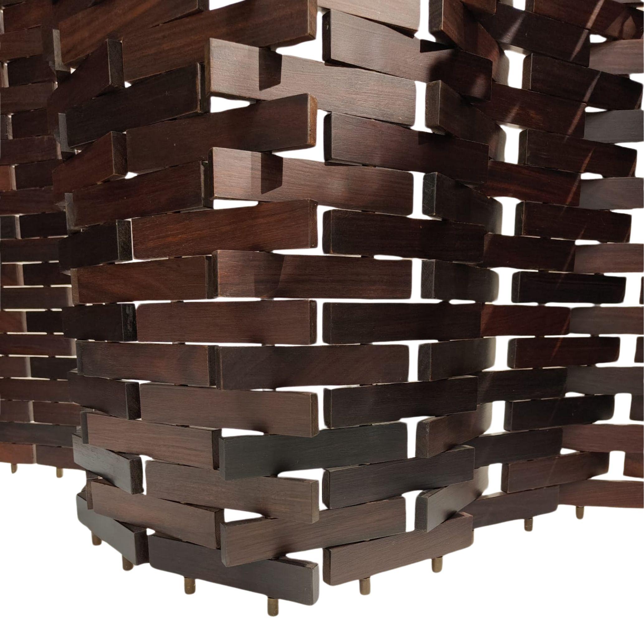 Separé in legno teak, manifattura italiana, anni '70/'80 ca. in vendita 7