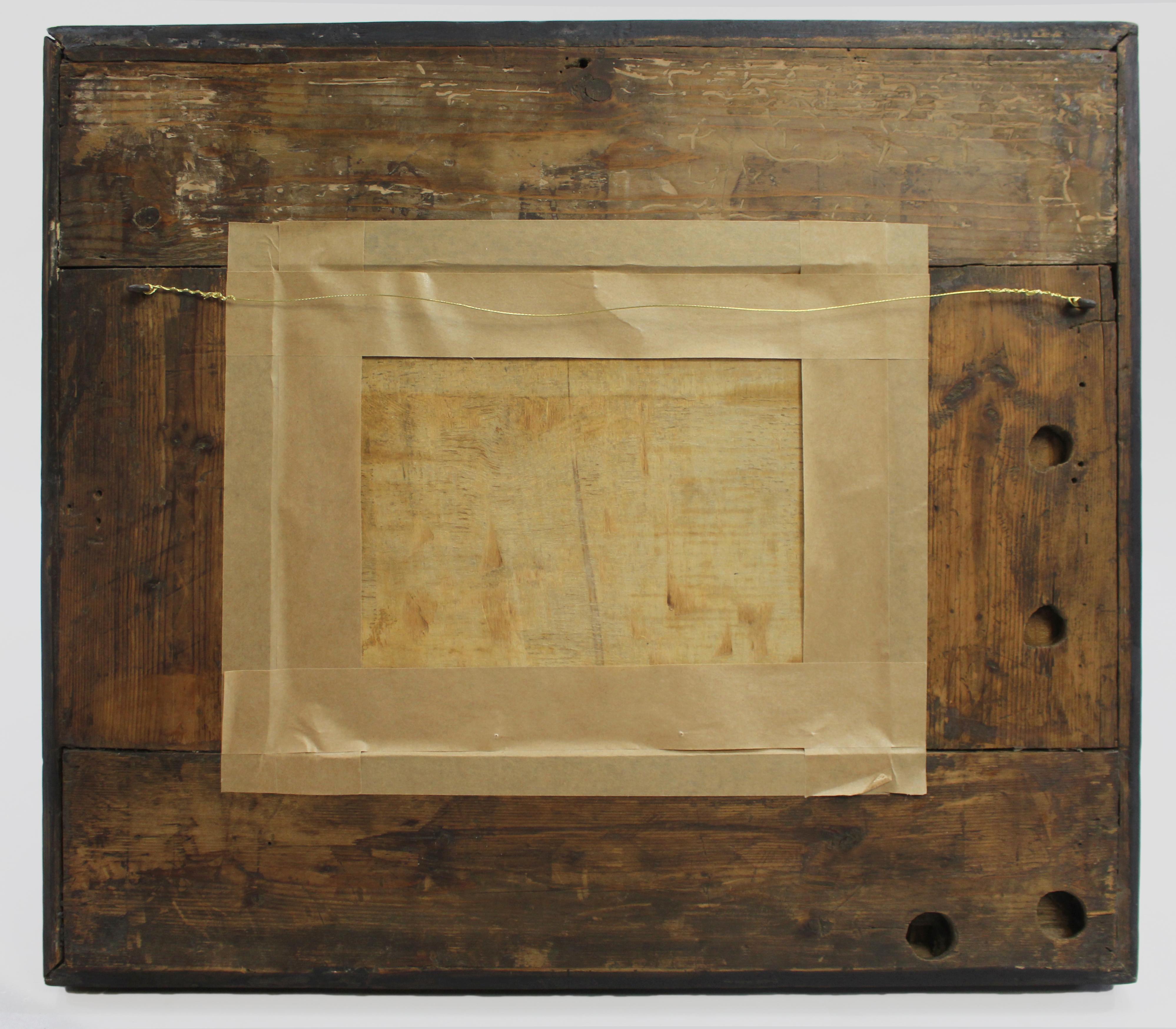Sepia-Aquarell-Landschaft von Alexei Hanzen (Russisch, 1876-1937) (Papier) im Angebot