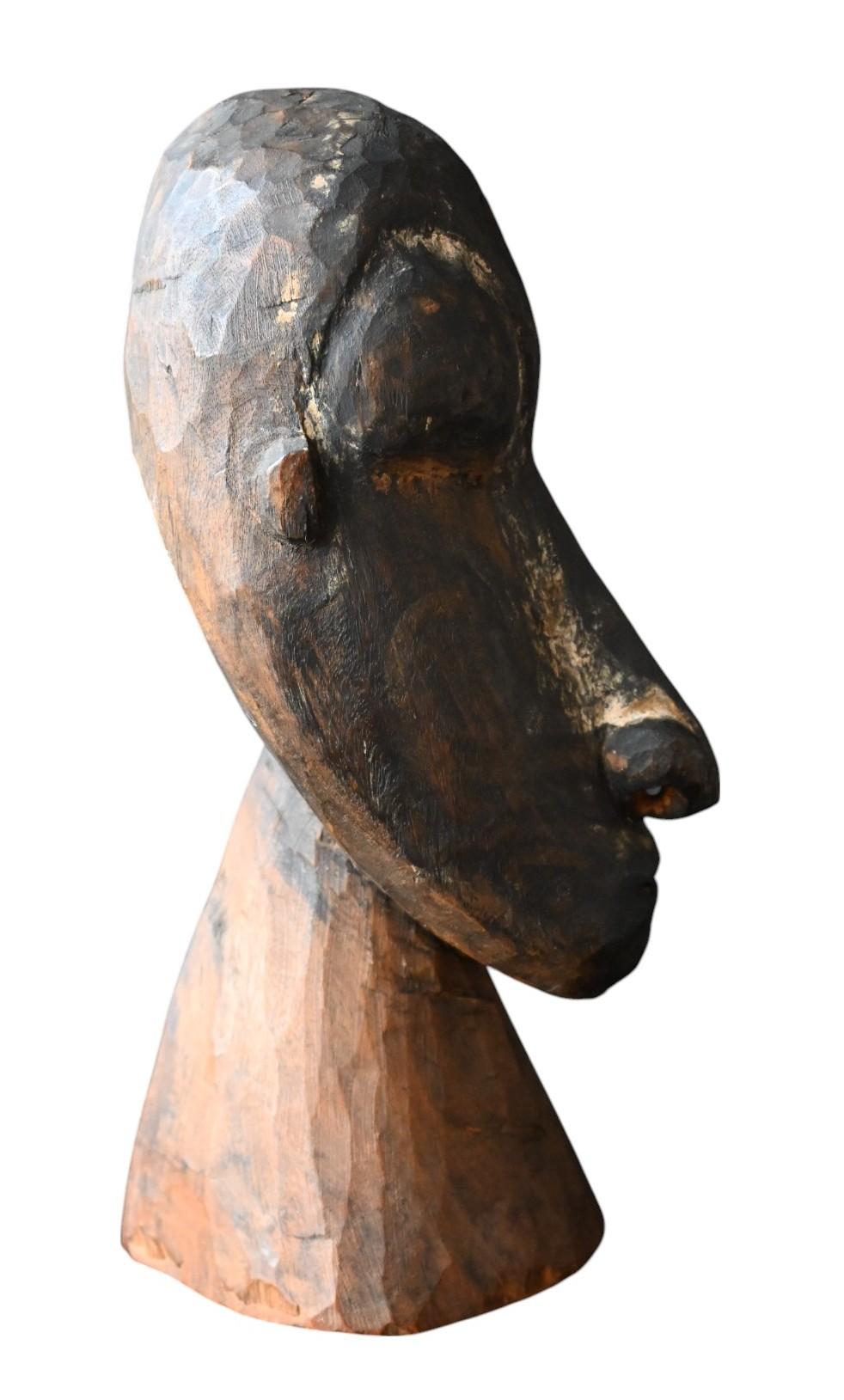 Papua New Guinean Sepik River (Keram Region), Papua New Guinea Ancestral Bust, mid 20th century For Sale