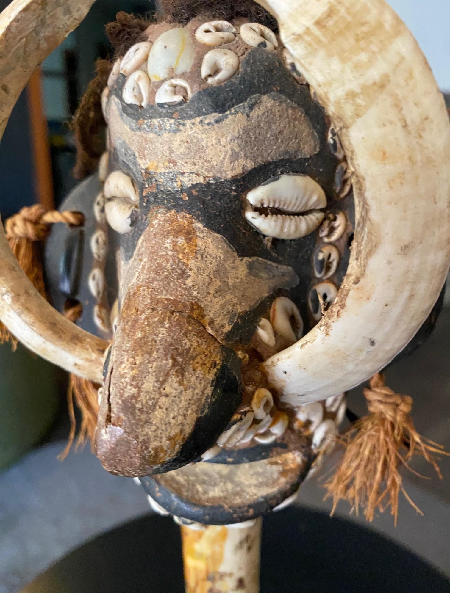 Popolo del fiume Sepik Papua &New Guinea Oceanico Primitivo Spirito Totem di Legno Figura in vendita 11