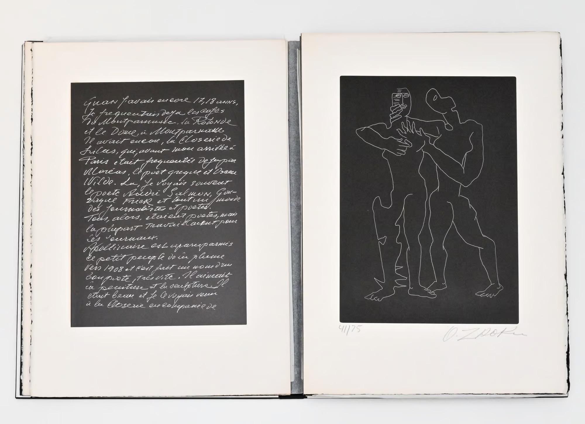Sept Calligrammes d'Apollinaire 1967 Ossip Zadkine en vente 4