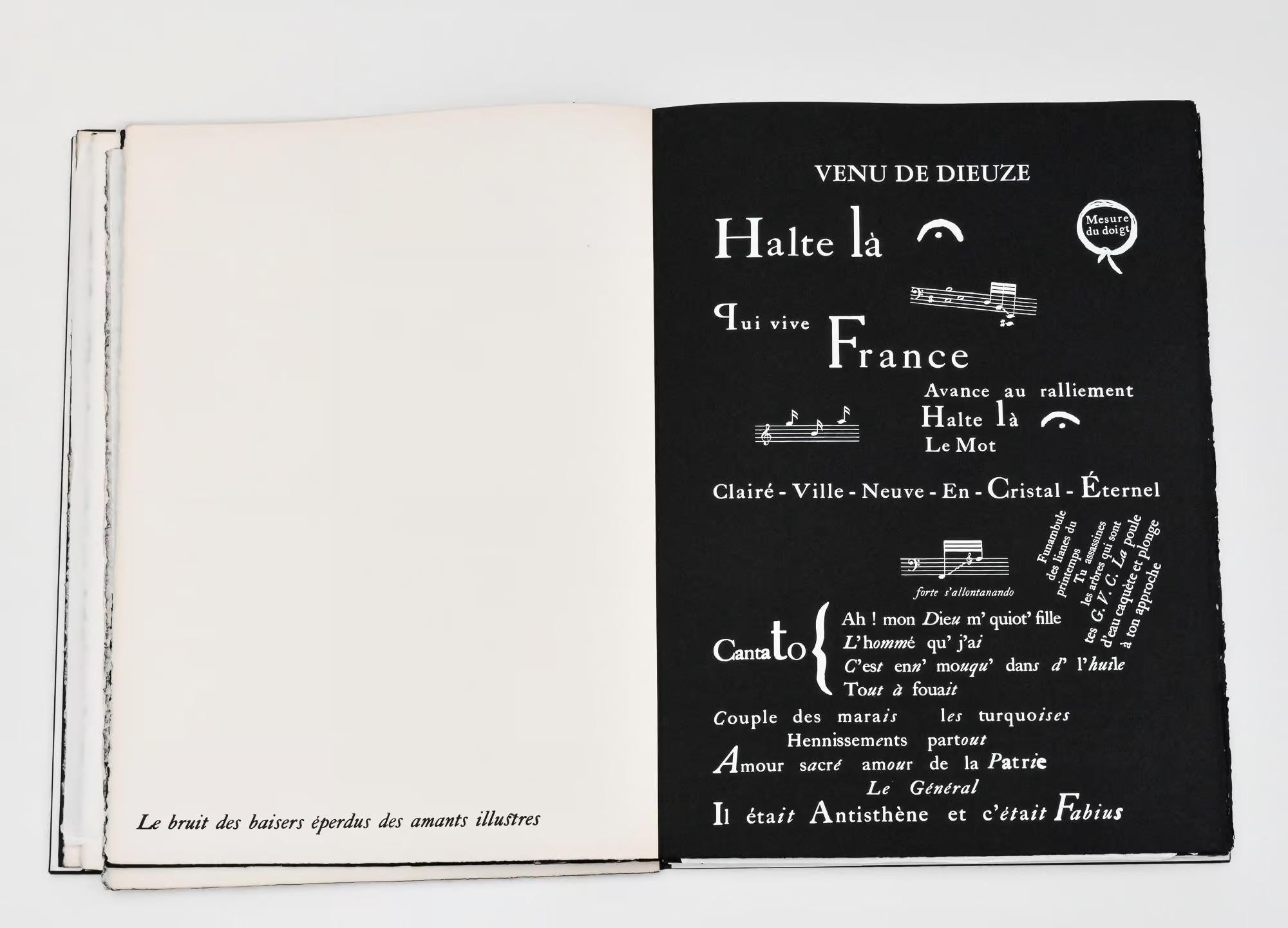 Sept Calligrammes d'Apollinaire 1967 Ossip Zadkine en vente 7