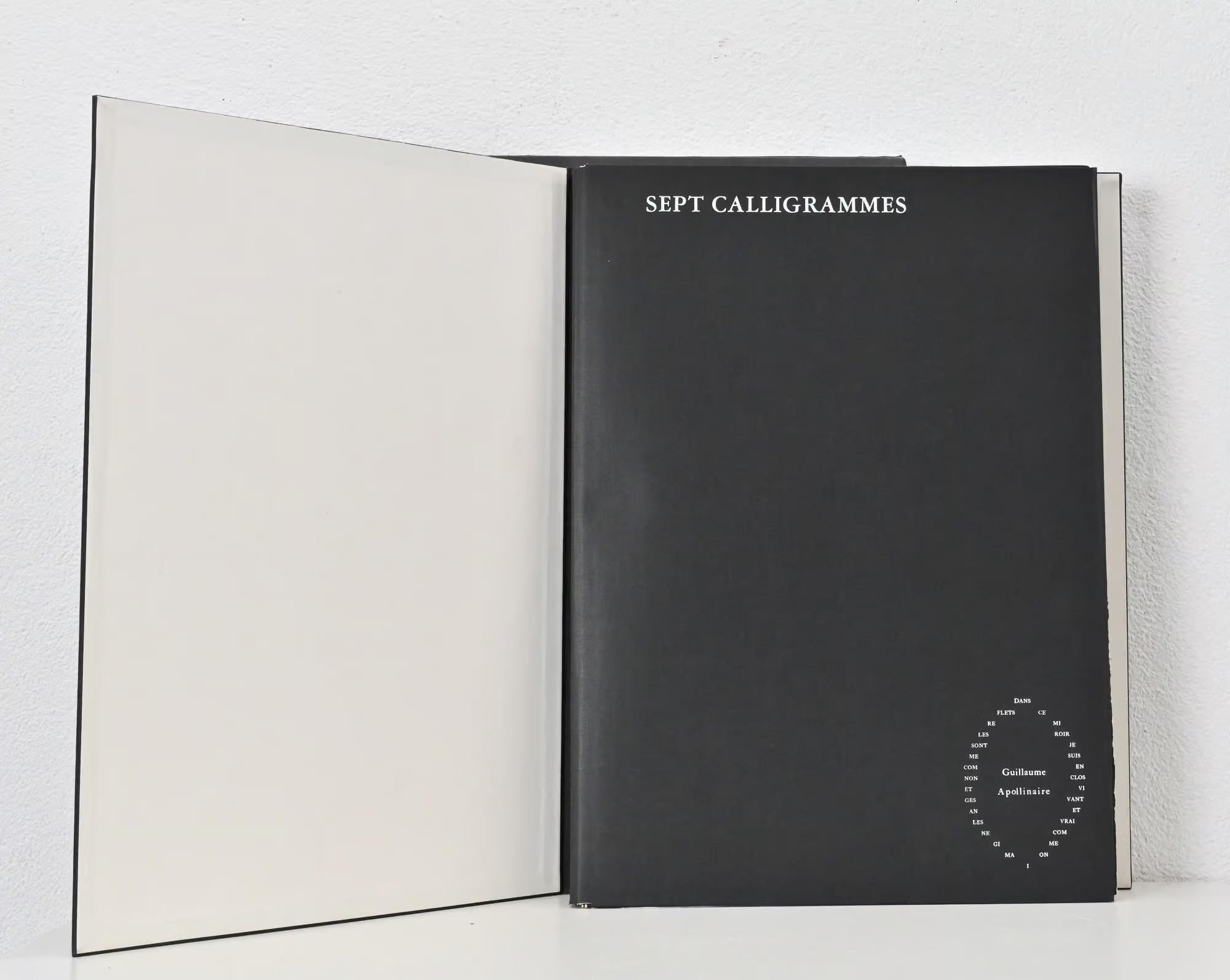 Sept Calligrammes d'Apollinaire 1967 Ossip Zadkine en vente 1