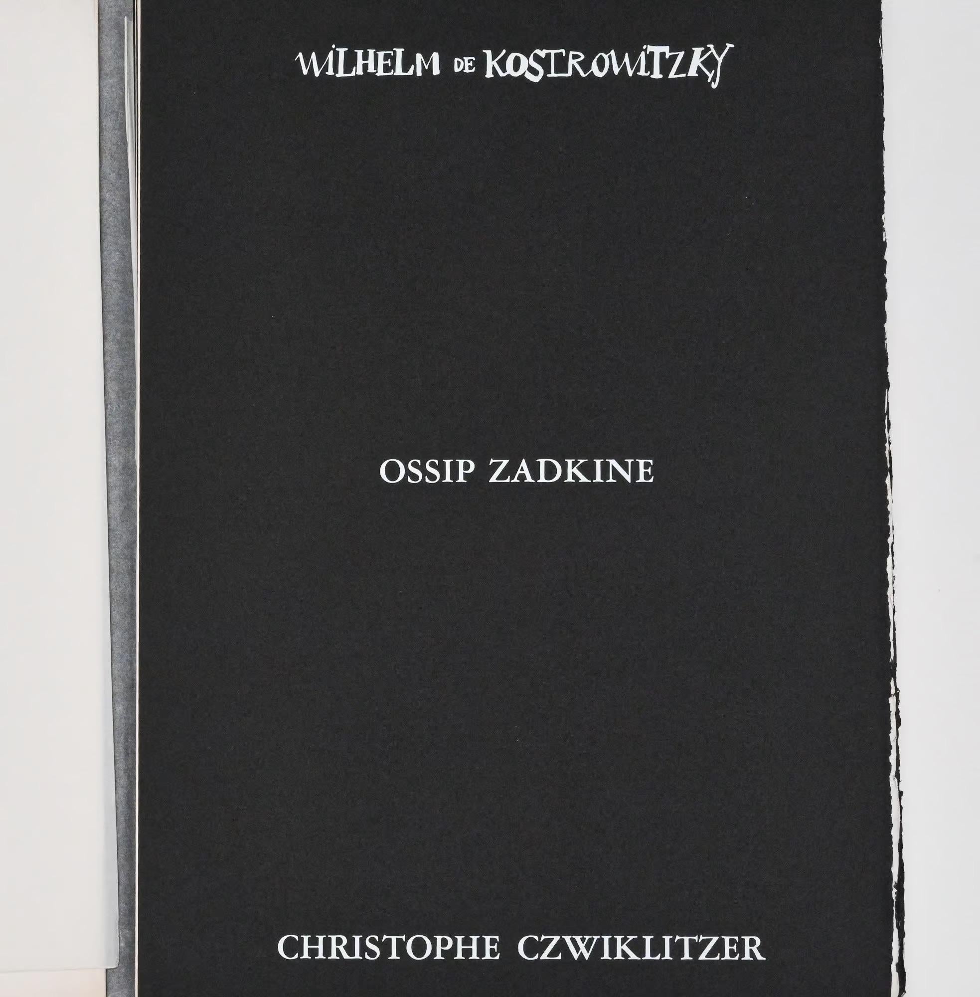 Sept Calligrammes d'Apollinaire 1967 Ossip Zadkine en vente 2