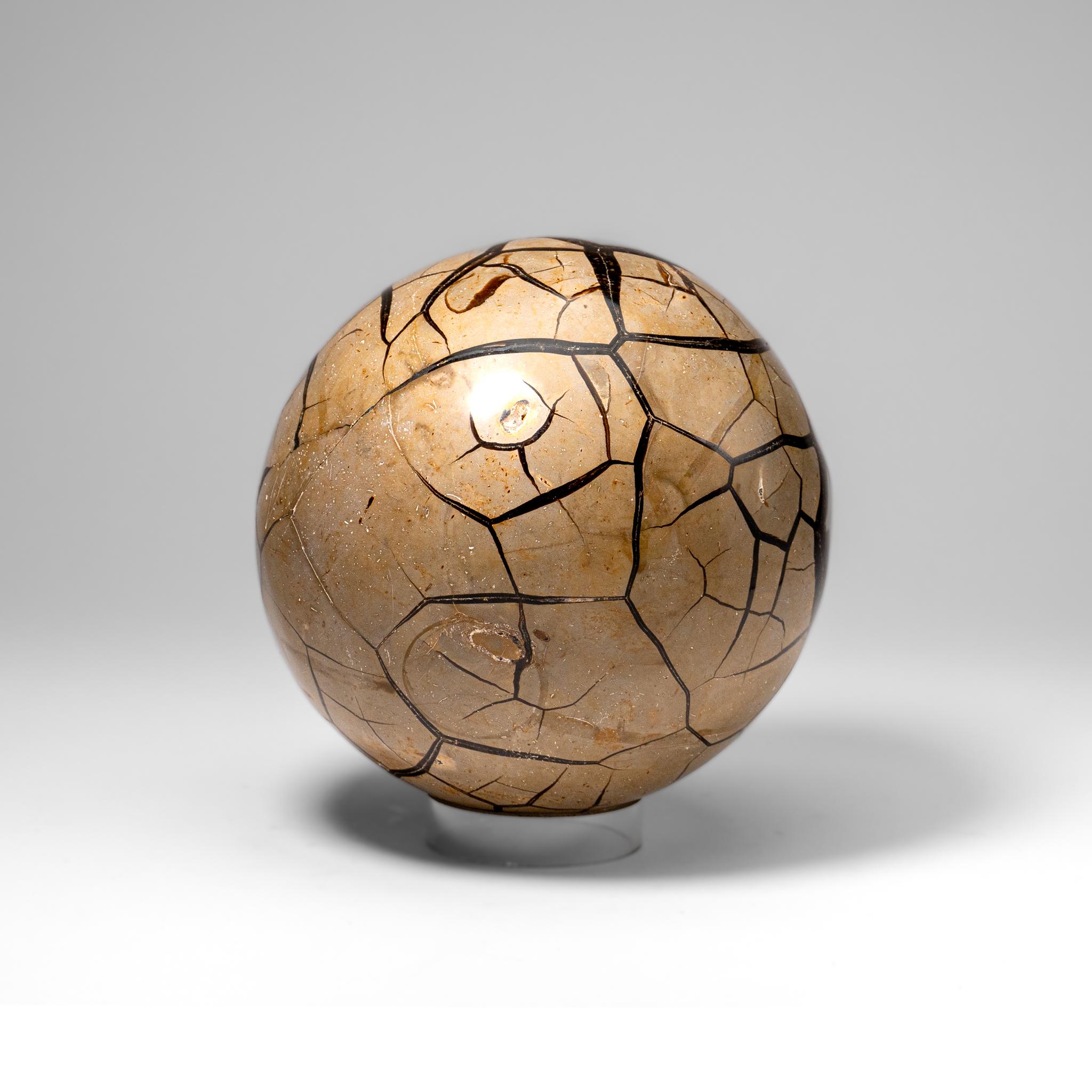 Sfera di geode druzico settariano dal Madagascar (16,5 libbre) in vendita 1