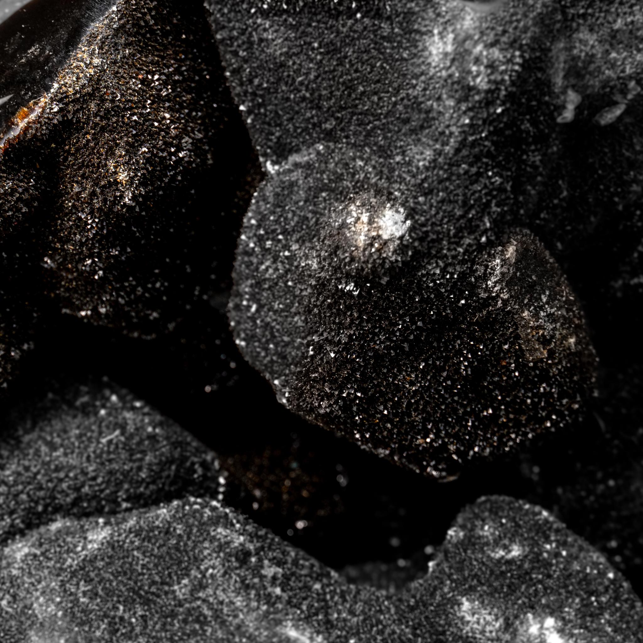 Septarian Druzy Geode Sphere from Madagascar (24.5 lbs) For Sale 2