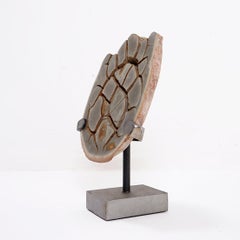 Septarian Nodule Sculpture on Metal Stand, Belgium, 20th Century