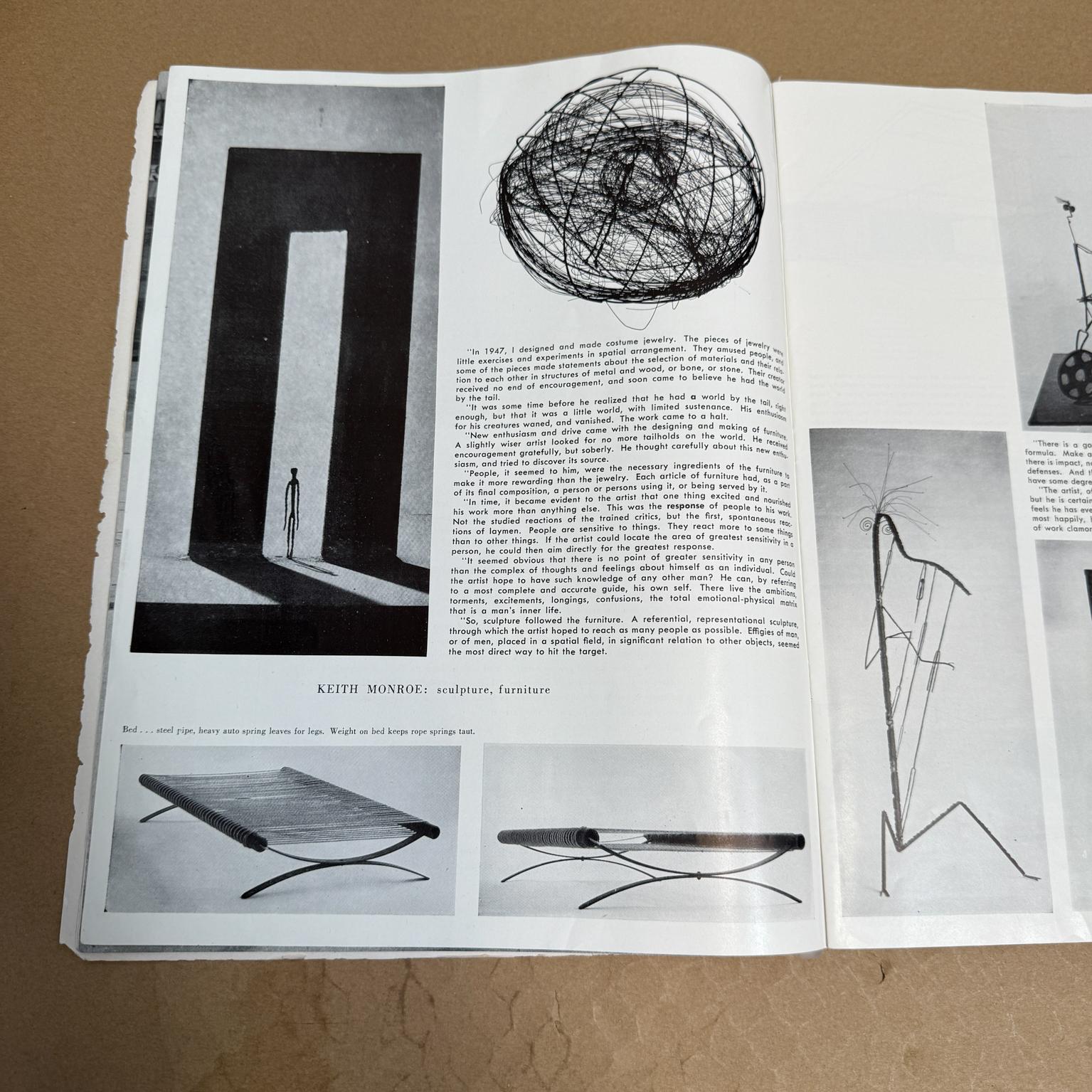 September 1952 Arts & Architecture Magazine John Entenza Mid Century Modern For Sale 5