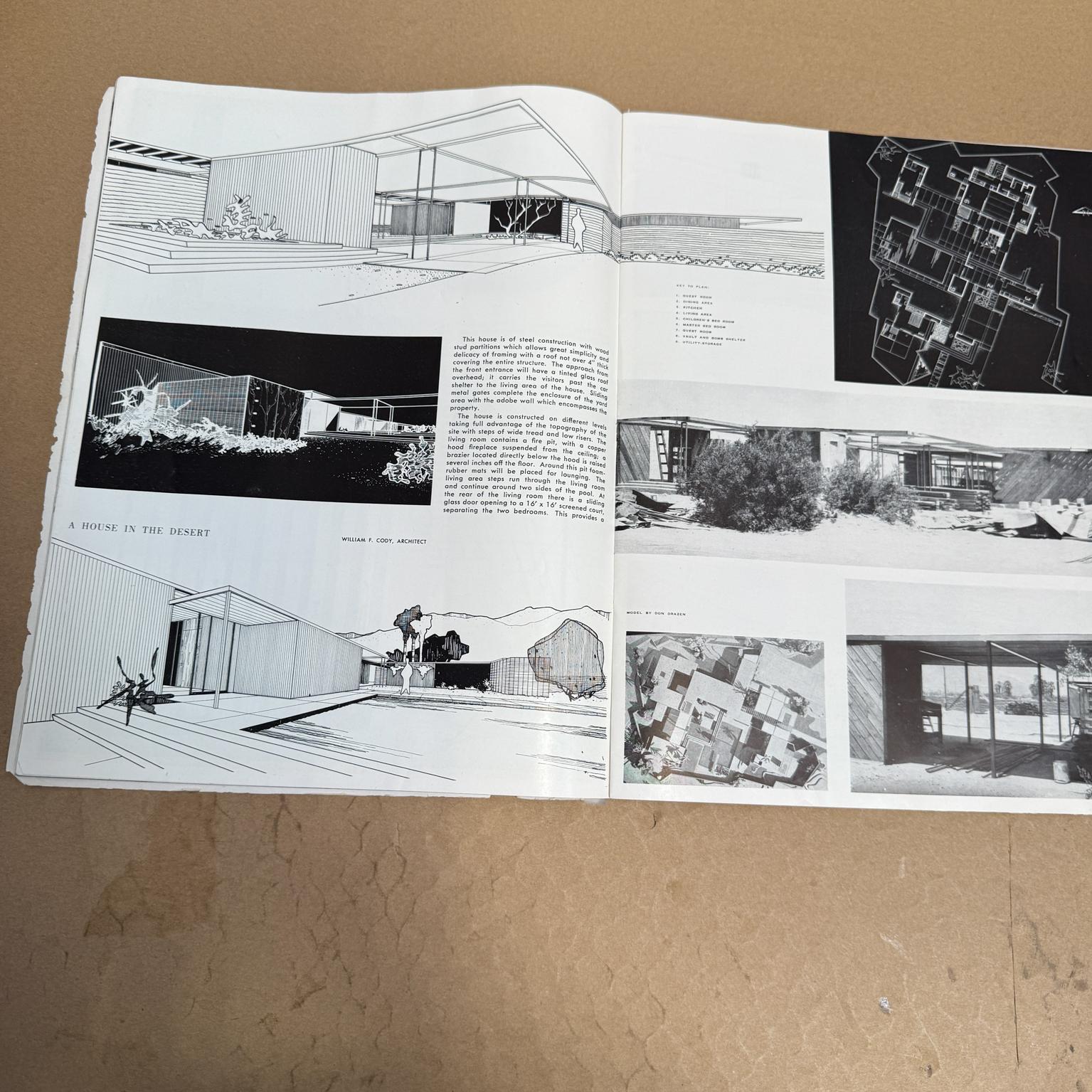 September 1952 Arts & Architecture Magazine John Entenza Mid Century Modern For Sale 7