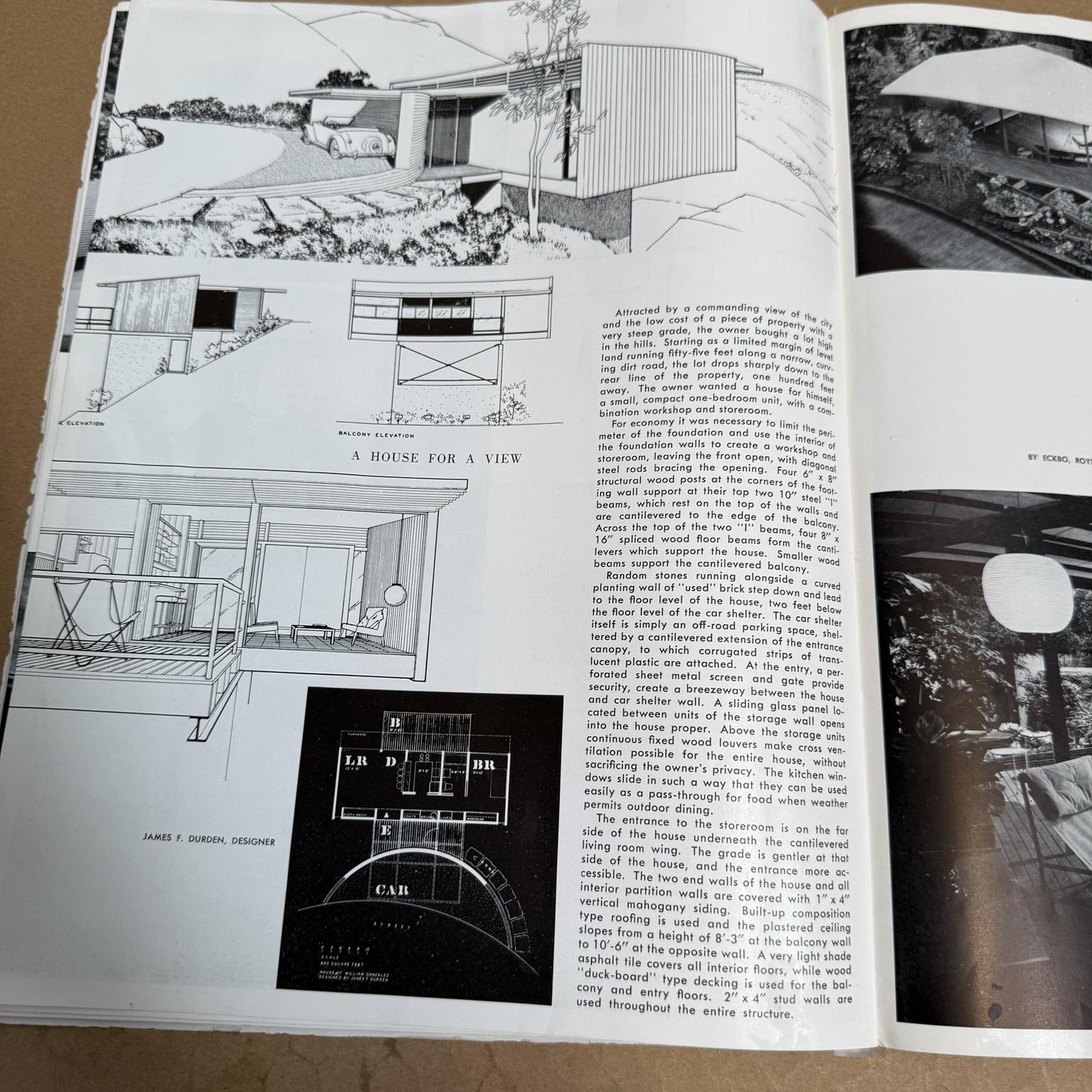 September 1952 Arts & Architecture Magazine John Entenza Mid Century Modern For Sale 9
