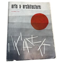 Settembre 1952 Rivista Arts & Architecture John Entenza Mid Century Modern