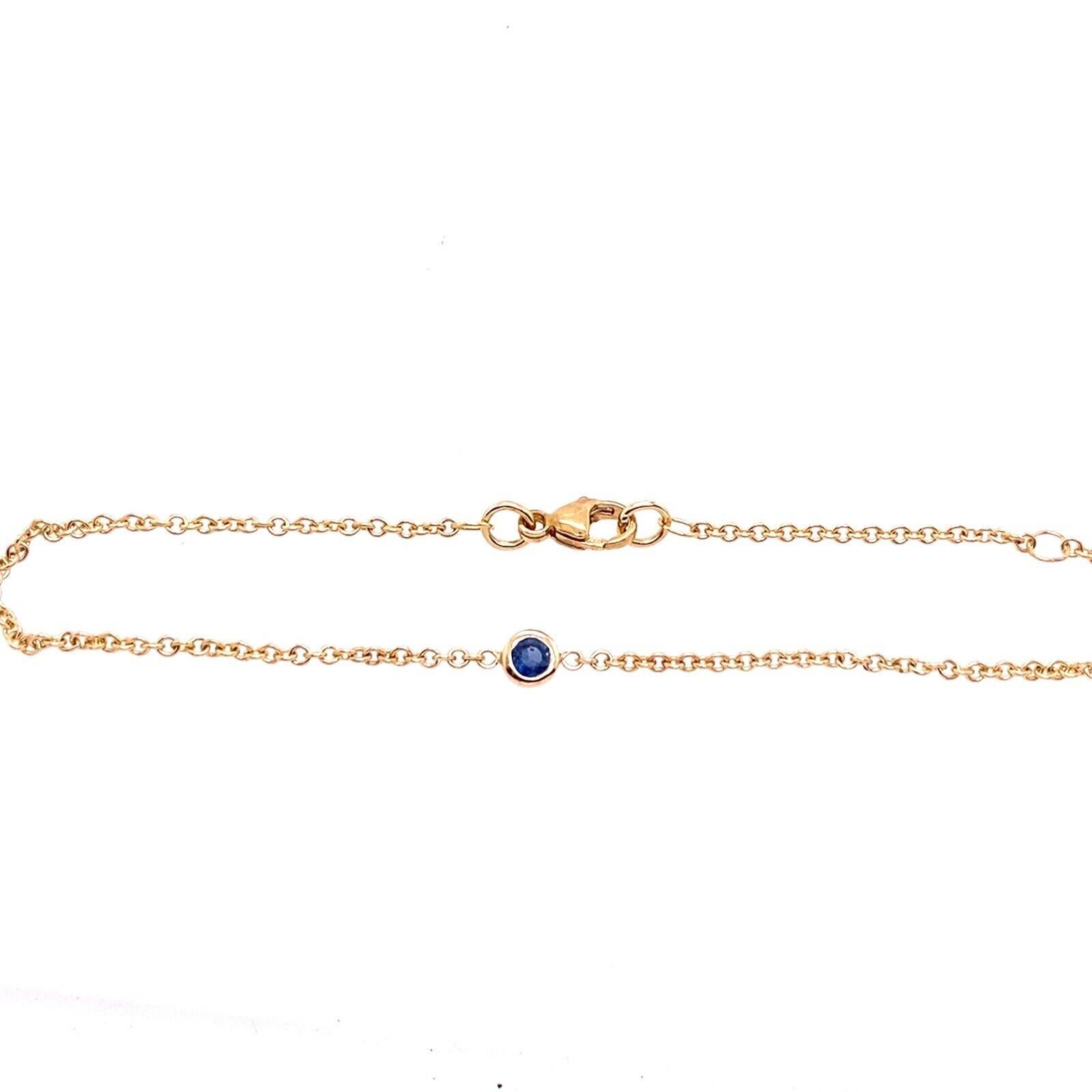 Esta pulsera con la piedra de nacimiento de septiembre, elaborada en oro amarillo de 9 ct, es el regalo perfecto para celebrar el mes de nacimiento de una persona. La pulsera incluye 1 zafiro de talla redonda, que es la piedra de nacimiento de