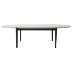 Septembre Coffee Table by Theresa Arns, Black Ash Legs & Grey Marble Top