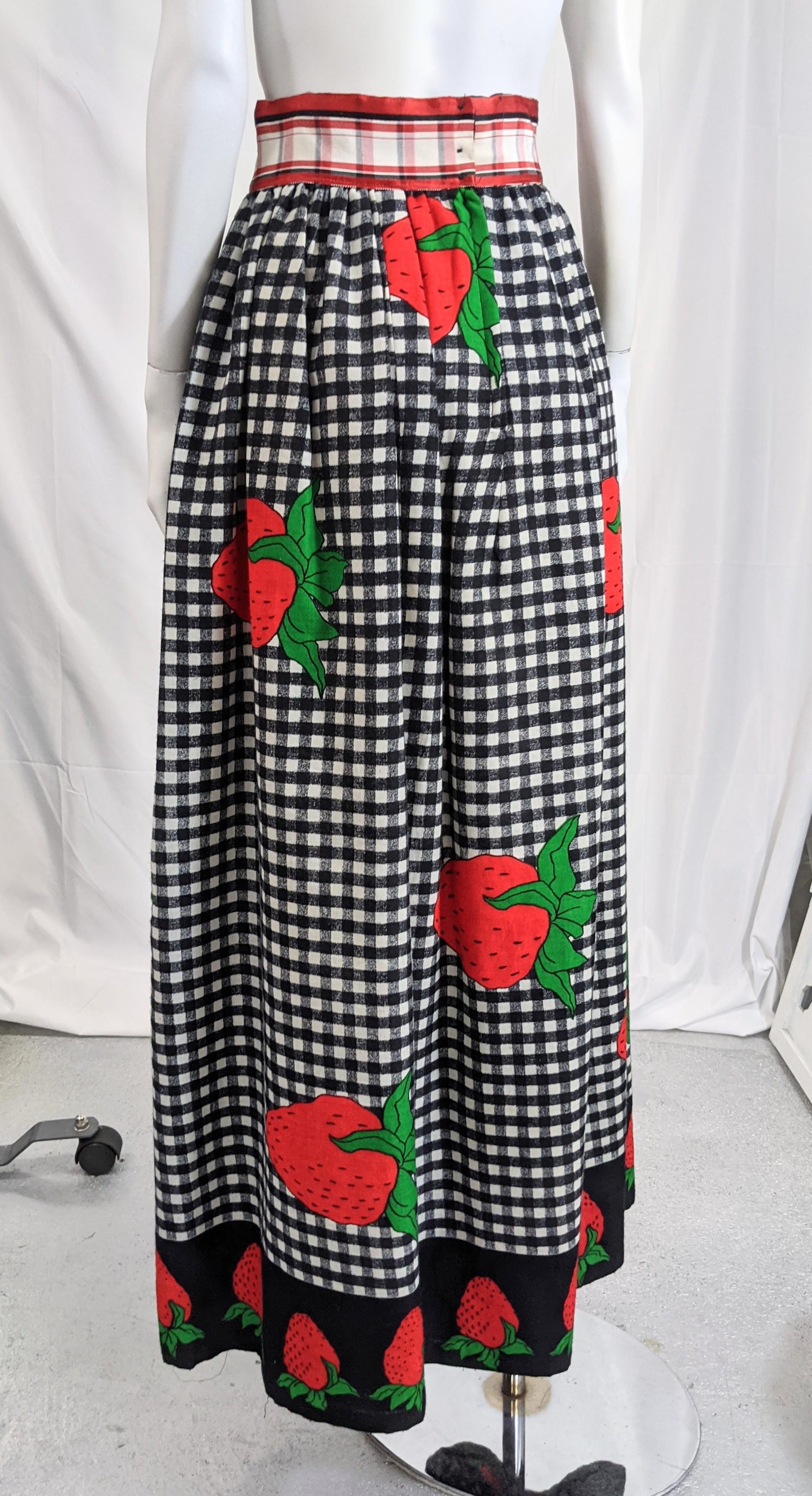 Noir Jupe de soirée en forme de fraise ornée de paillettes en vente