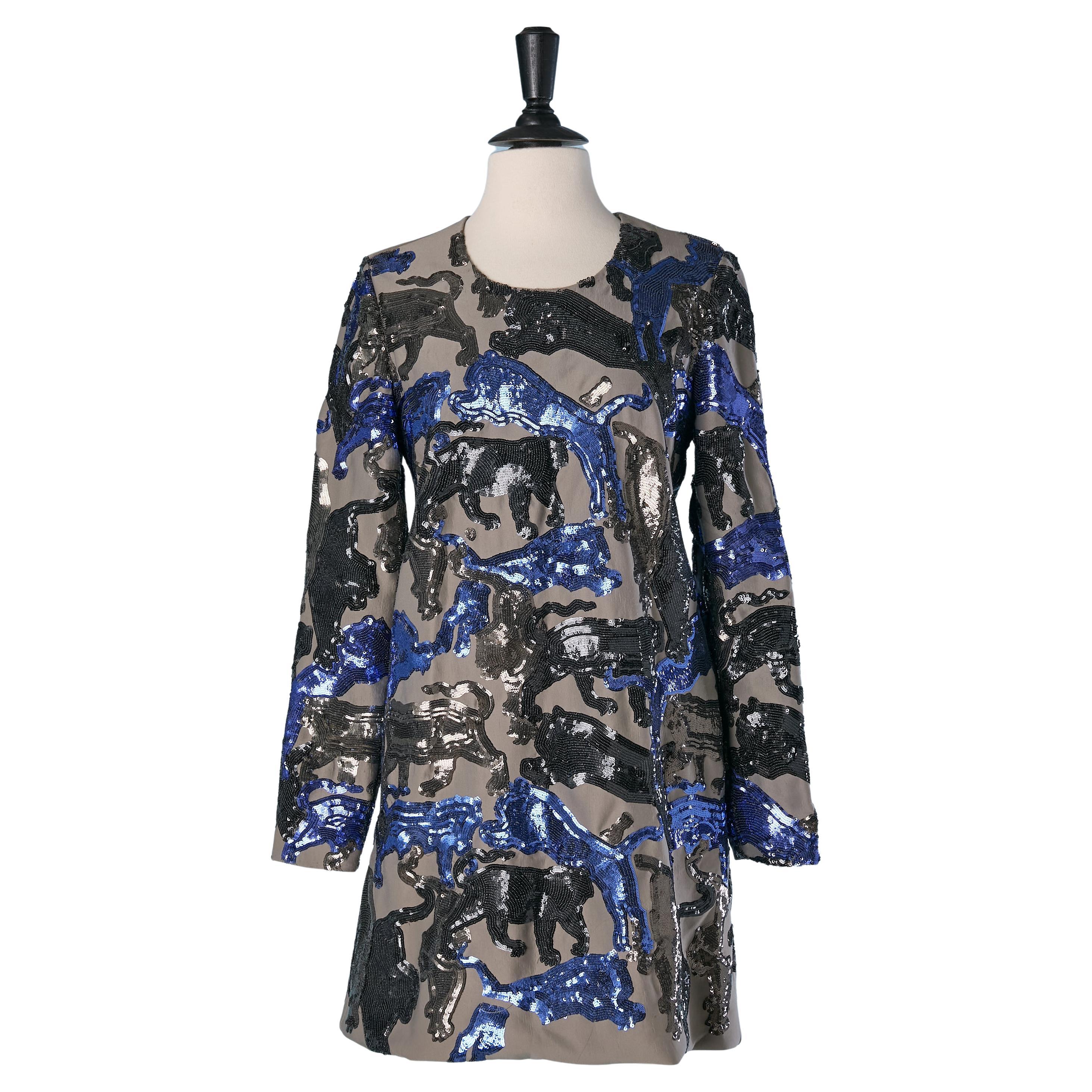 Sequin cocktail dress JUST CAVALLI New For Sale