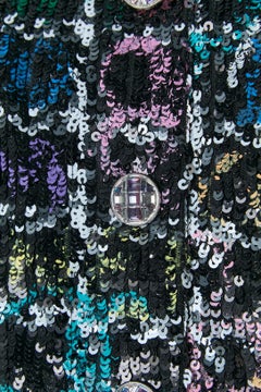 Sequin skirt-suit with Tweed print CHANEL Les Métiers d'Art 2022