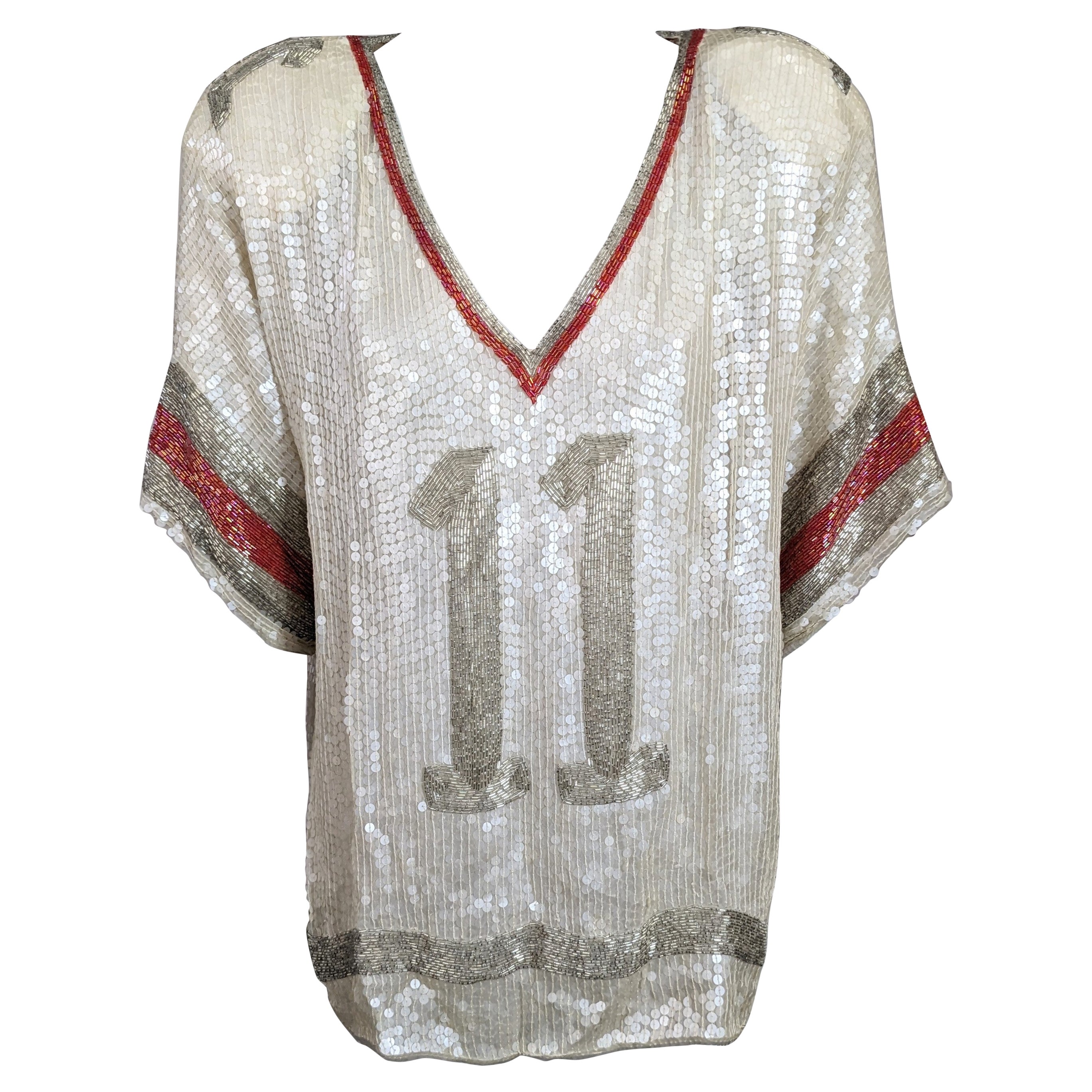 Maillot de football "11" à paillettes en vente