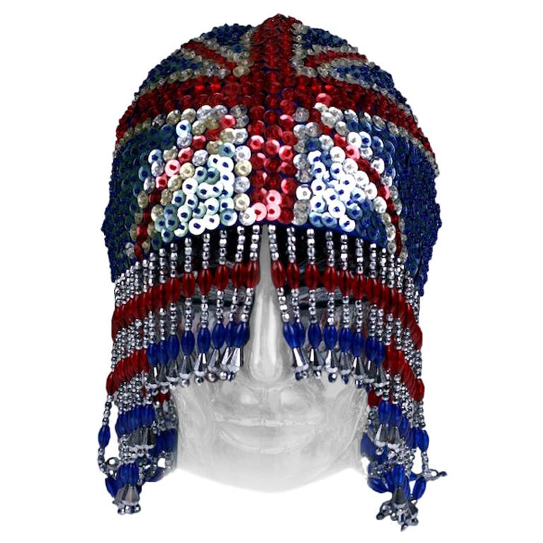 Sequined and Beaded Brittania Head Piece