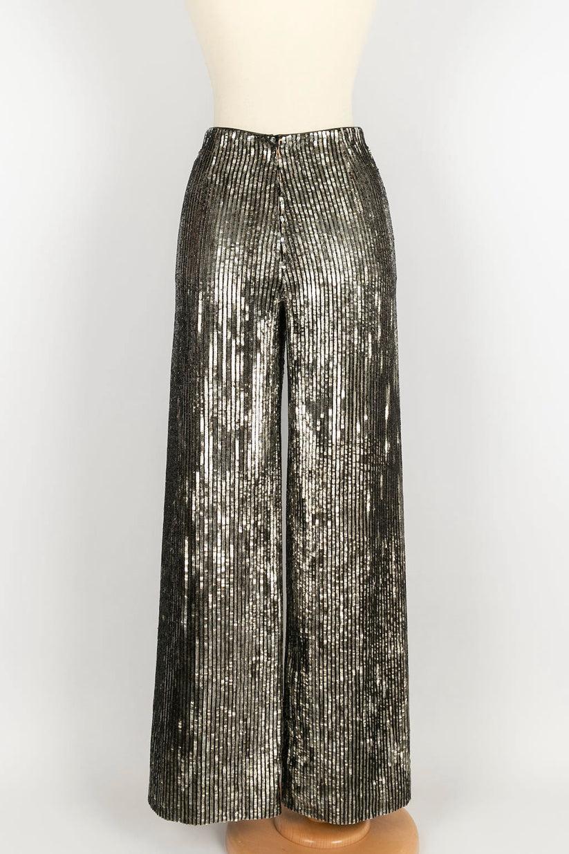 Women's Sequined Pants Jean-Paul Gaultier Summer, 2008 For Sale