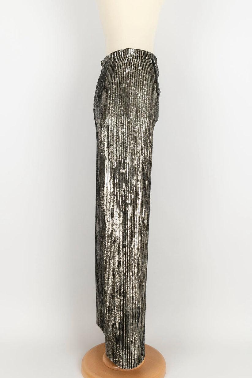 Jean-Paul Gaultier - Pantalon à paillettes, été 2008 en vente 1
