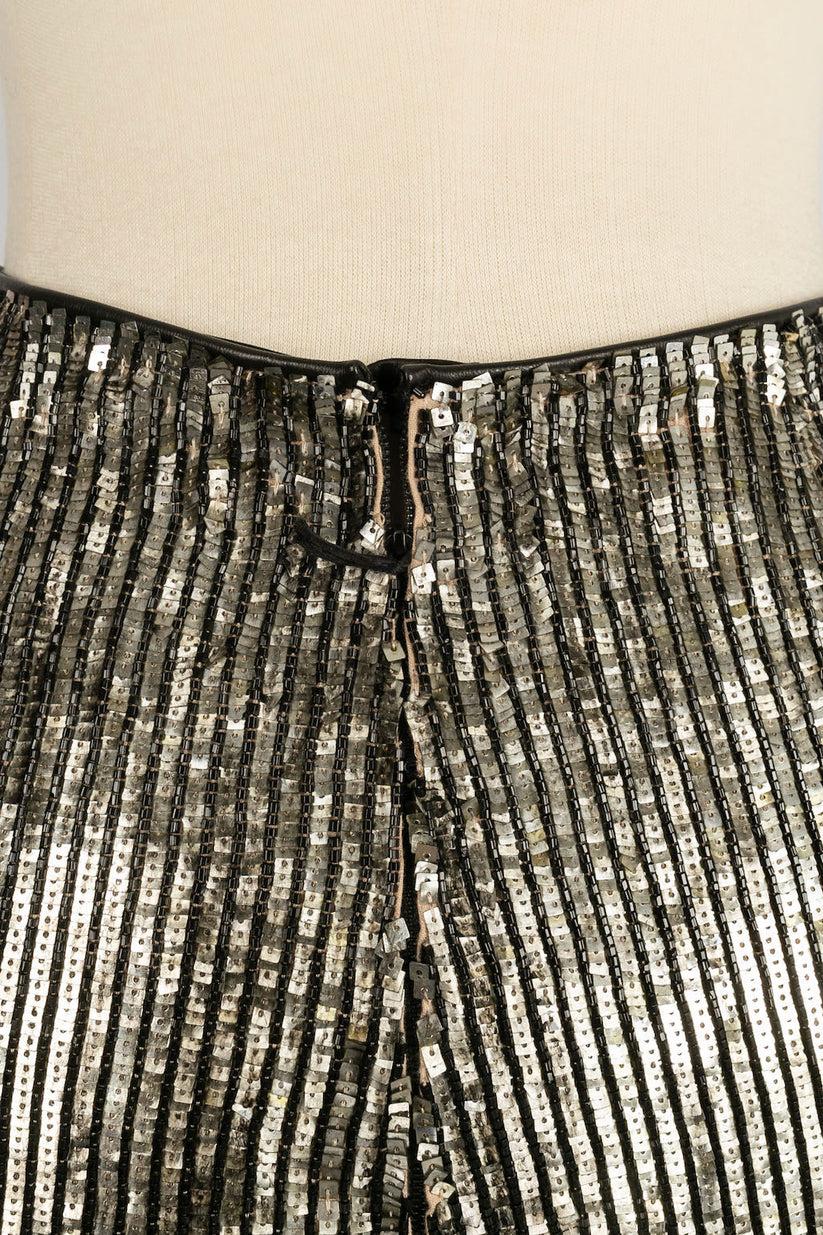 Jean-Paul Gaultier - Pantalon à paillettes, été 2008 en vente 3
