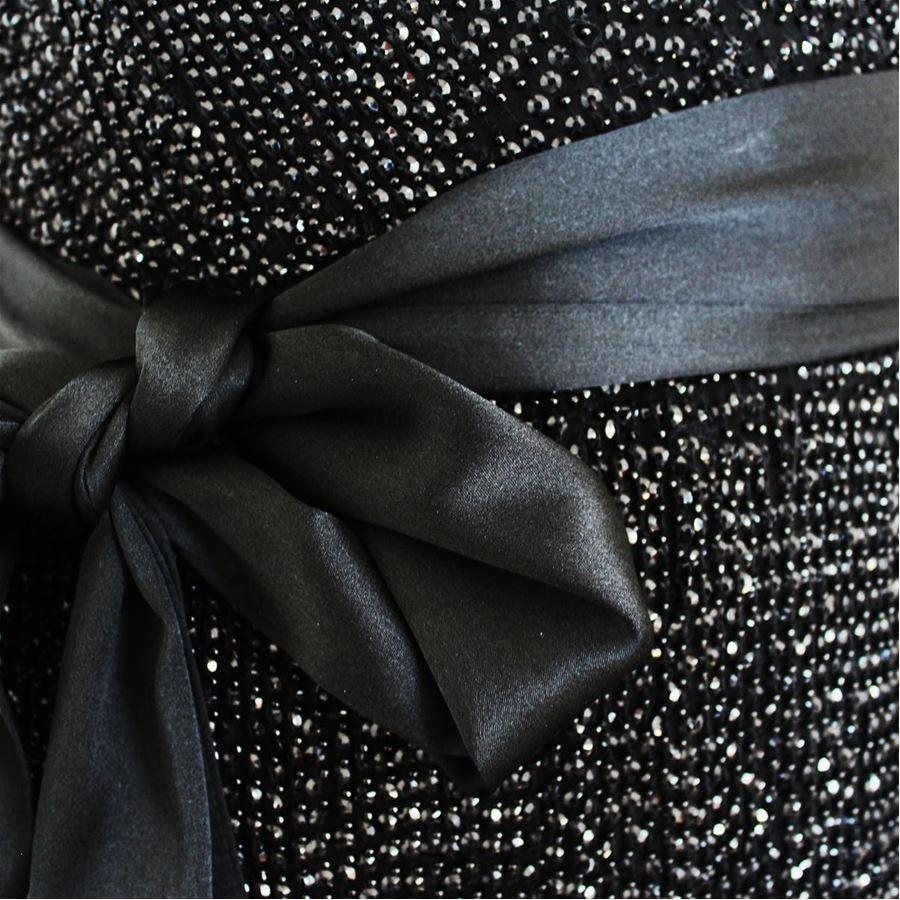 Noir Robe à paillettes en vente