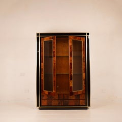 Sequoia Barschrank aus Wurzelholz von Willy Rizzo für Mario Sabot