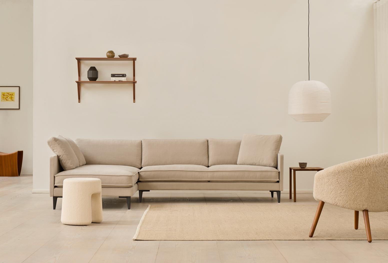 Pouf Sequoia C.O.M « Customer's Own Material » en tissu de Space Copenhagen en vente 3