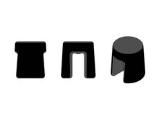 Puf de piel Sequoia C.O.M 'Material propio del cliente' by Space Copenhagen