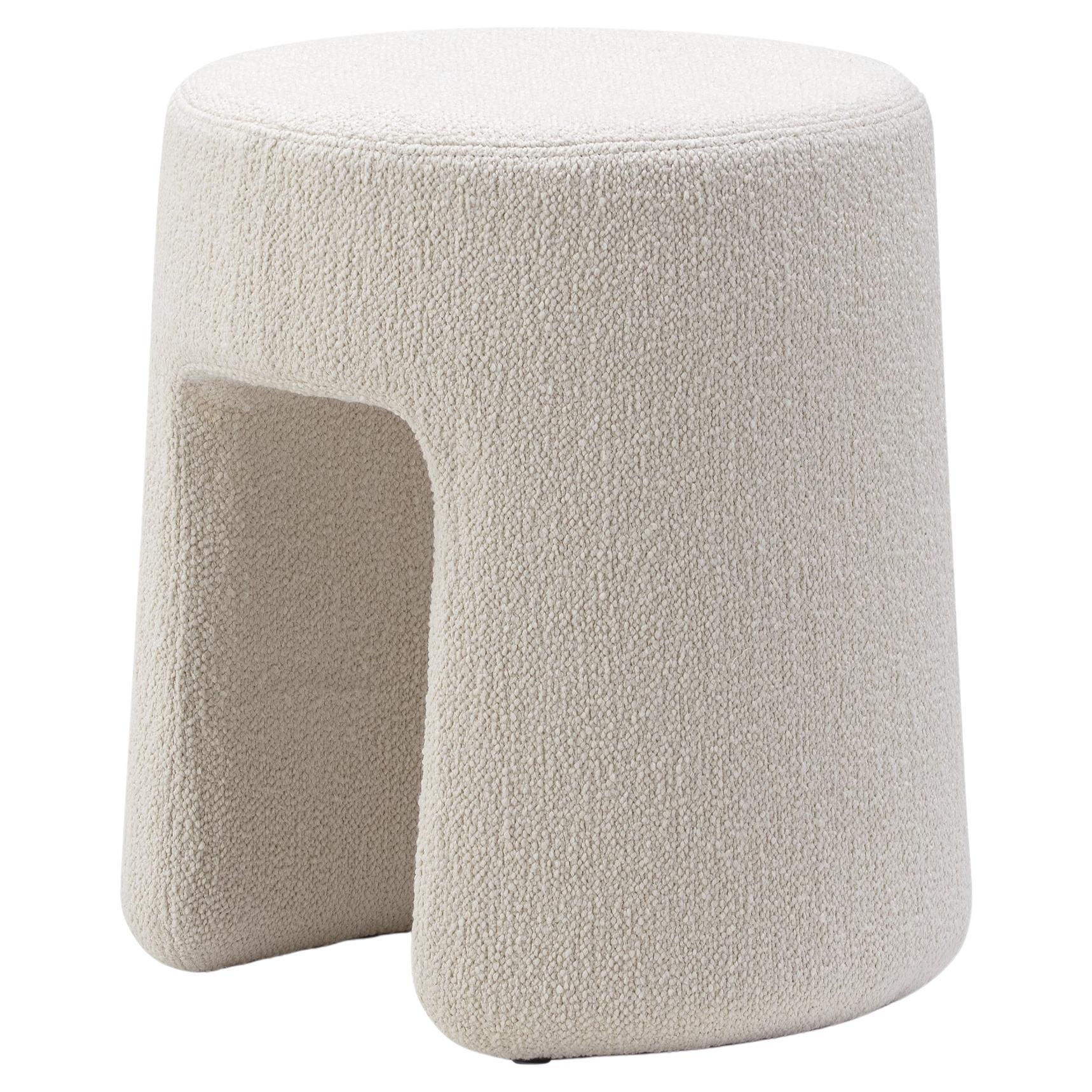 Sequoia C.O.M 'Customer's Own Material' in Leather Pouf by Space Copenhagen For Sale