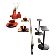 Sequoia High Stool in Matt Black by Anderssen & Voll for MAGIS