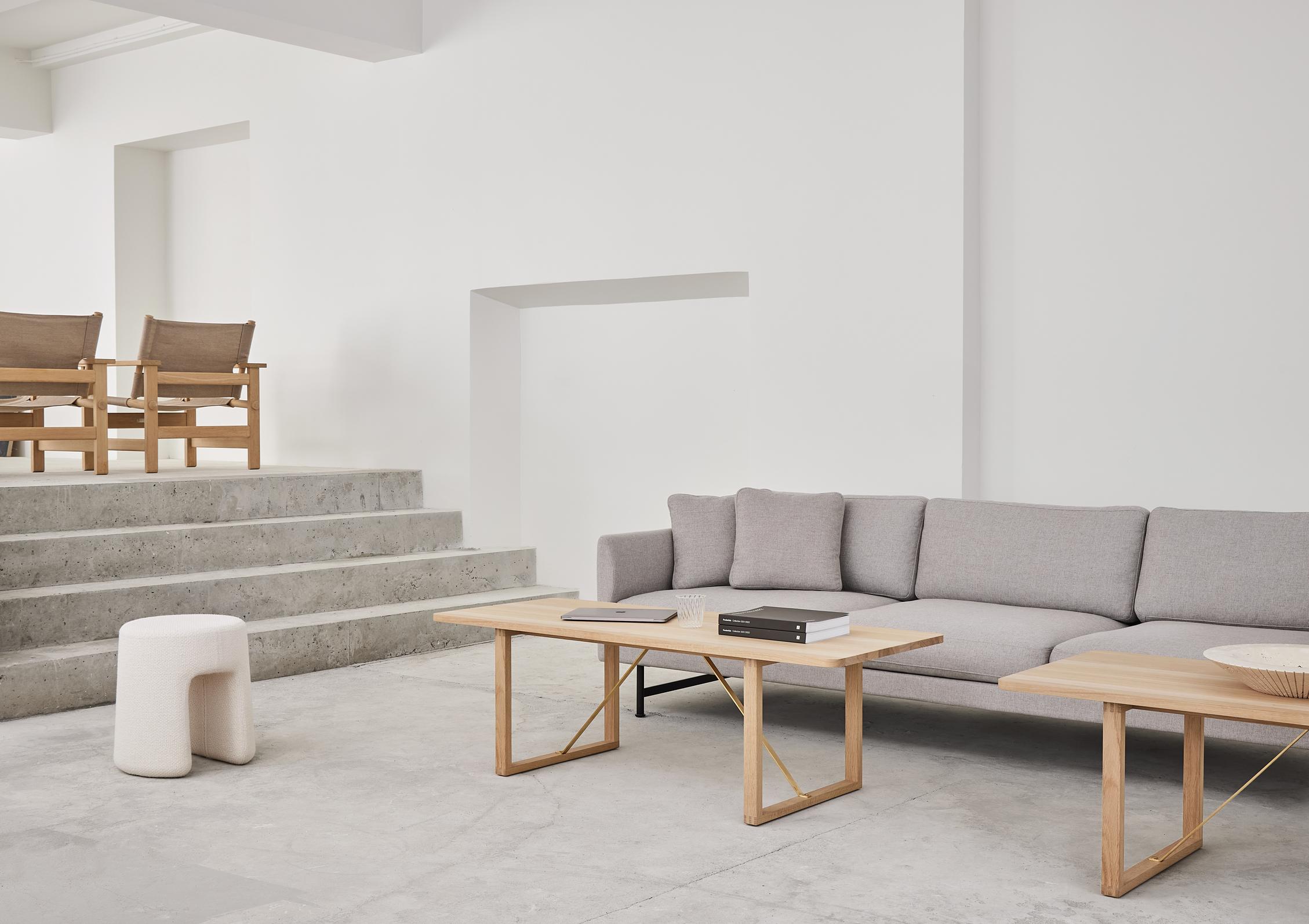 Tessuto Pouf Sequoia, Barnum 24-Lana, di Space Copenhagen per Fredericia in vendita