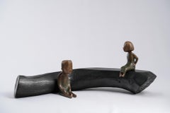 Childhood, Contemporary Bronze Figure Sculpture