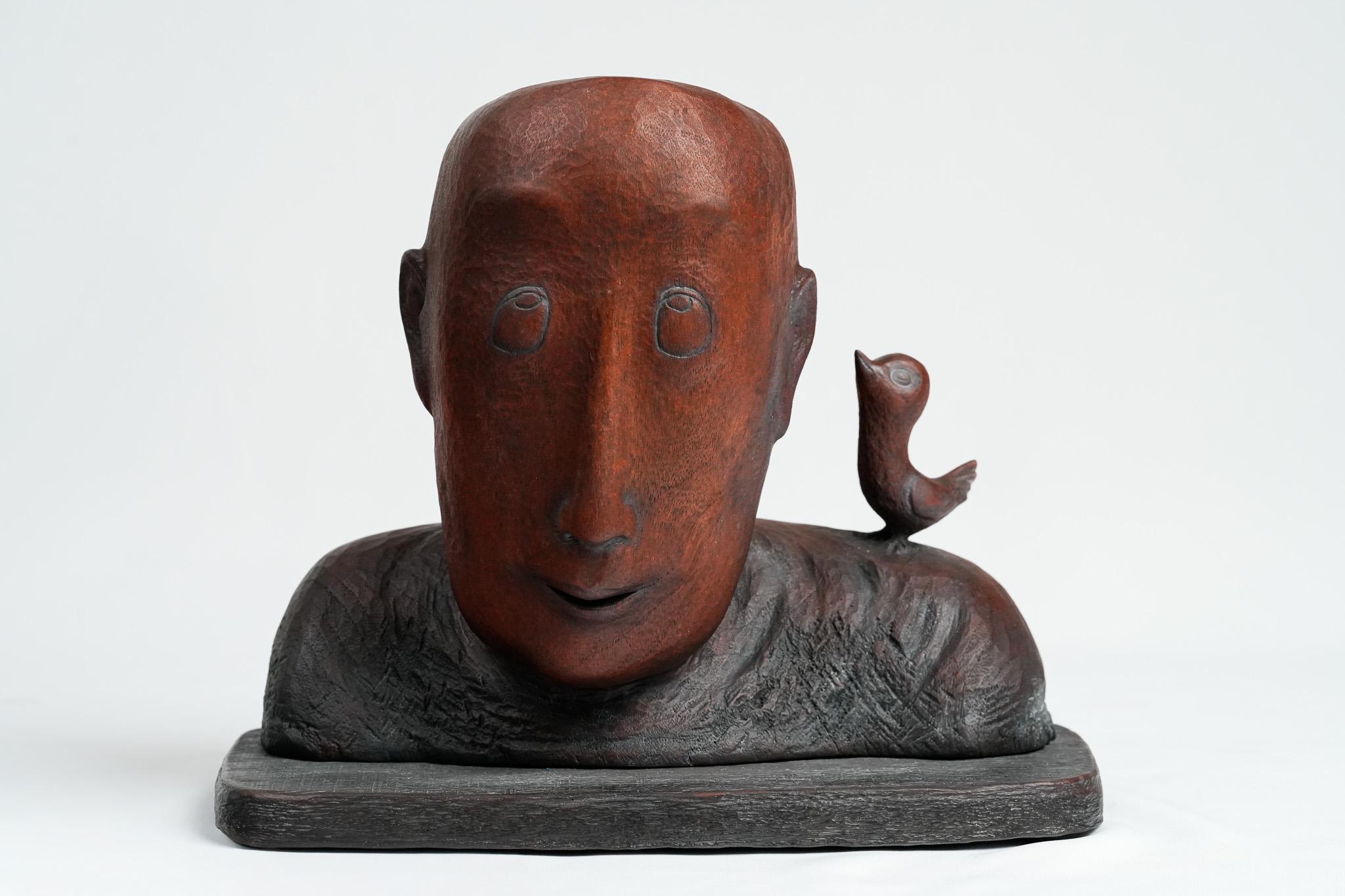 Designer
s Note:

Intimate Scale: With a height of 11 inches, this sculpture is perfectly sized for more intimate settings. It works beautifully on a bedside table, a writing desk, or tucked into a bookshelf, serving as a personal companion in quiet