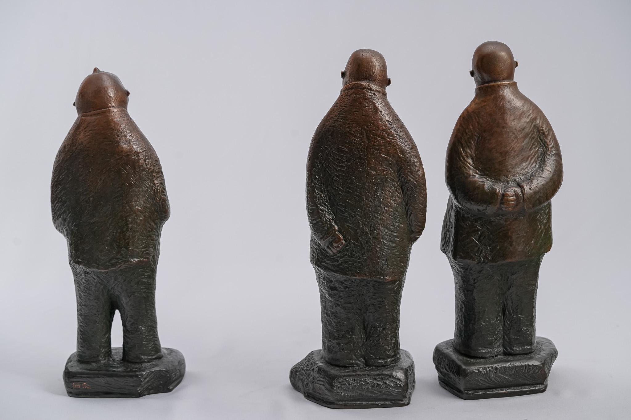 Harmony, Contemporary Bronze Figure Sculpture - Figurative Sculpture Oro di Ser Uang Huang