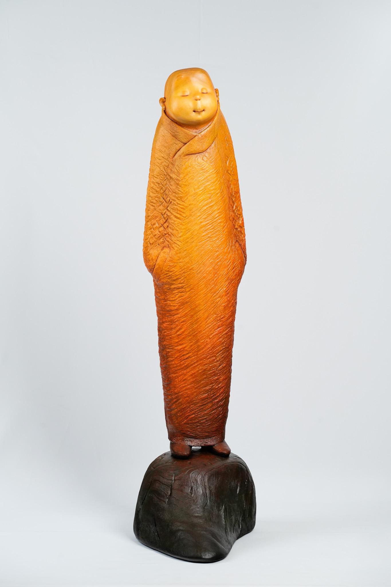 Designer
s Note:

Statement Piece: With its impressive height (41.3 inches) and vertical elegance, "Serenity" commands attention without overwhelming a space. It is perfectly scaled to be a standalone centerpiece in a spacious entryway, a grand