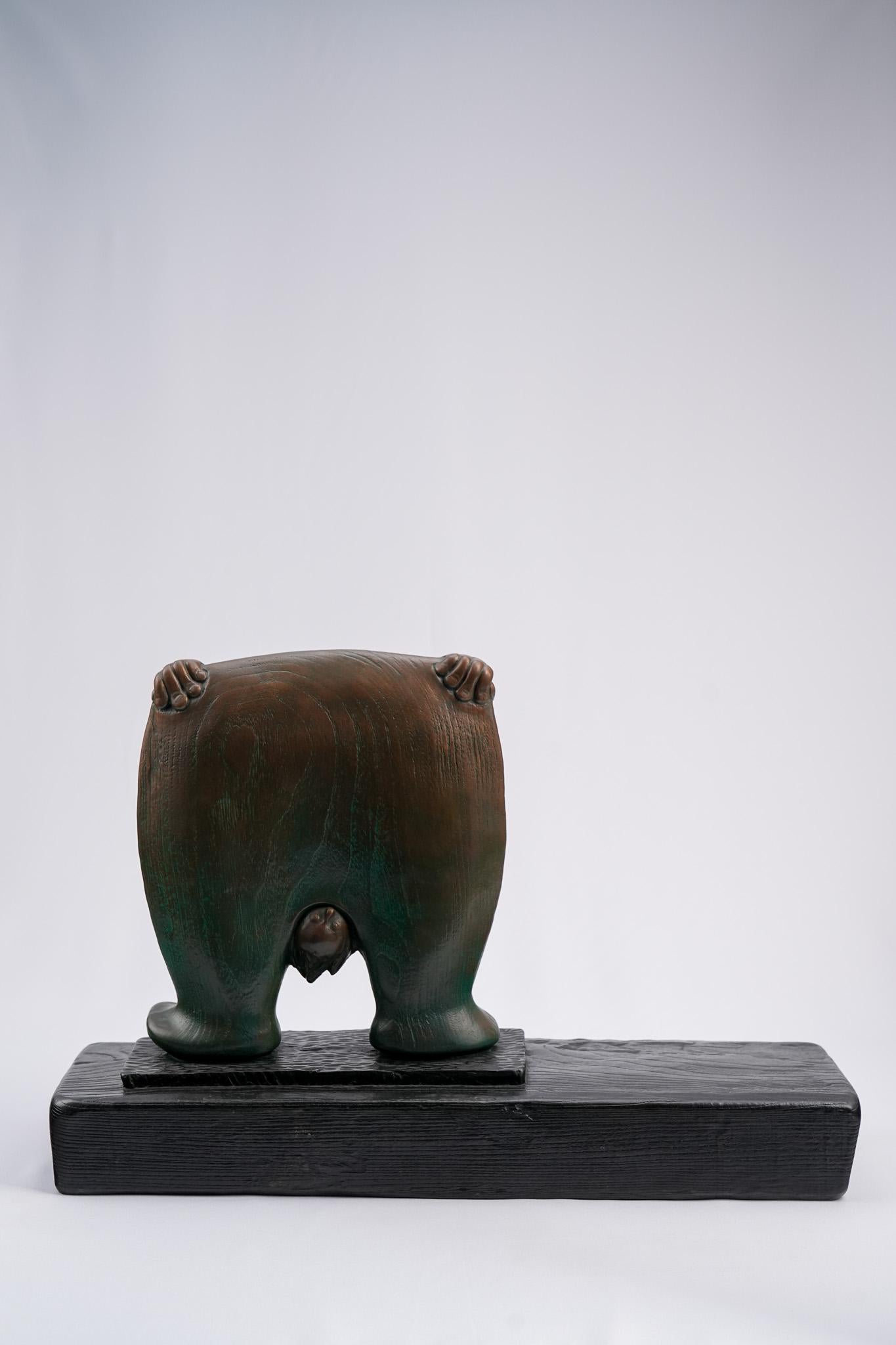 What? Contemporary Bronze Figure Sculpture